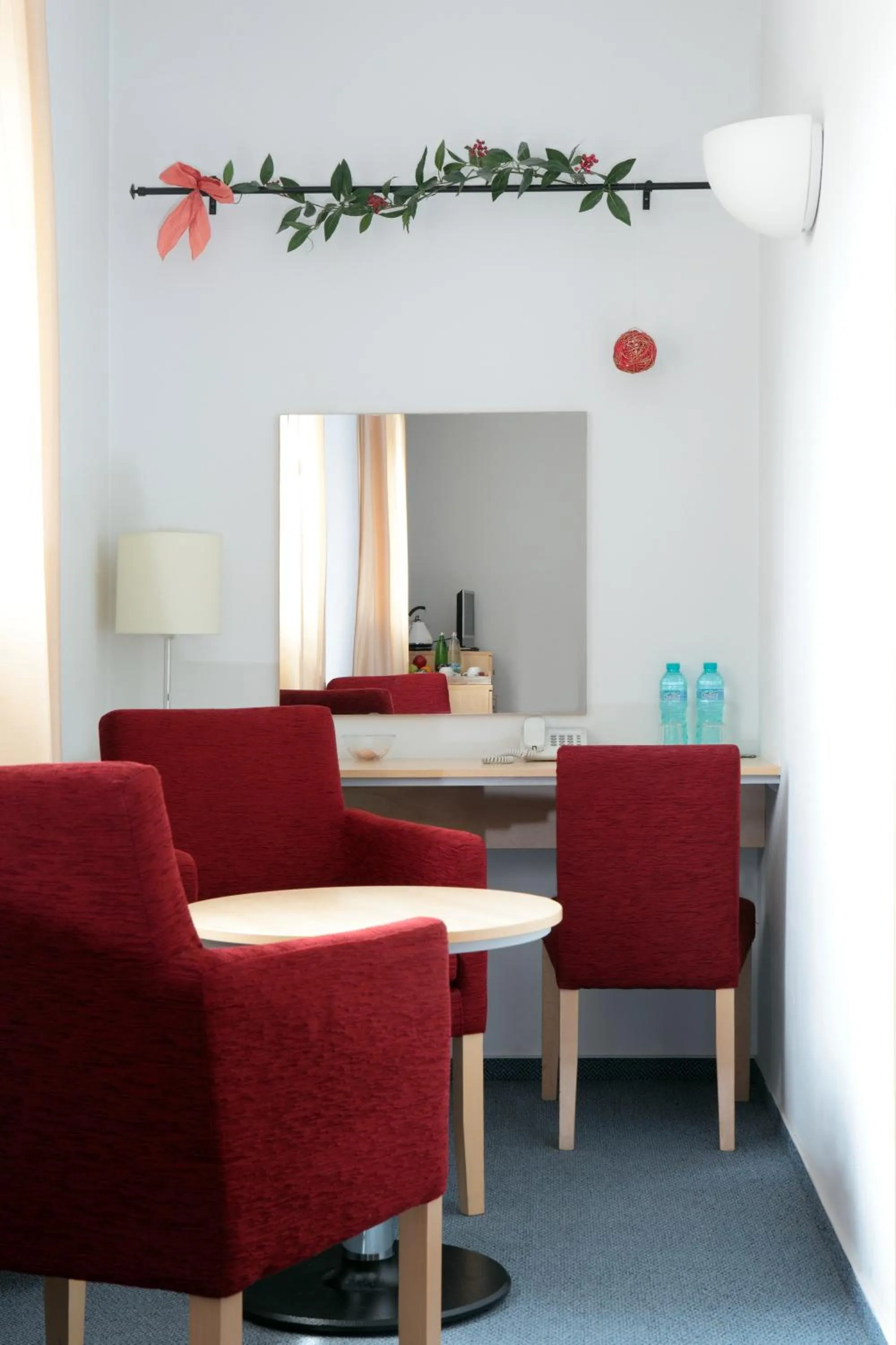 Seating area in Hotel Chvalská Tvrz