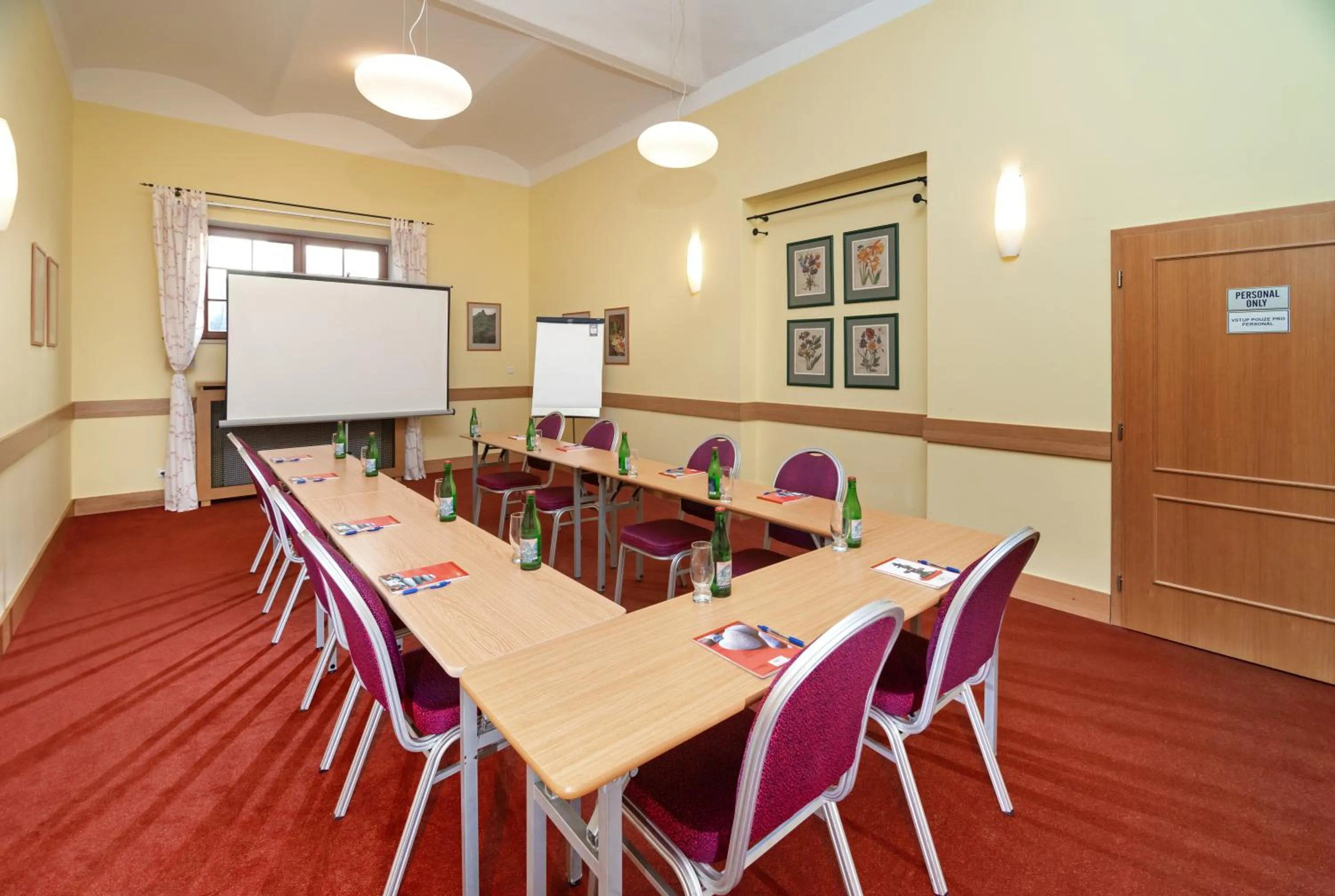 Meeting/conference room in Hotel Chvalská Tvrz
