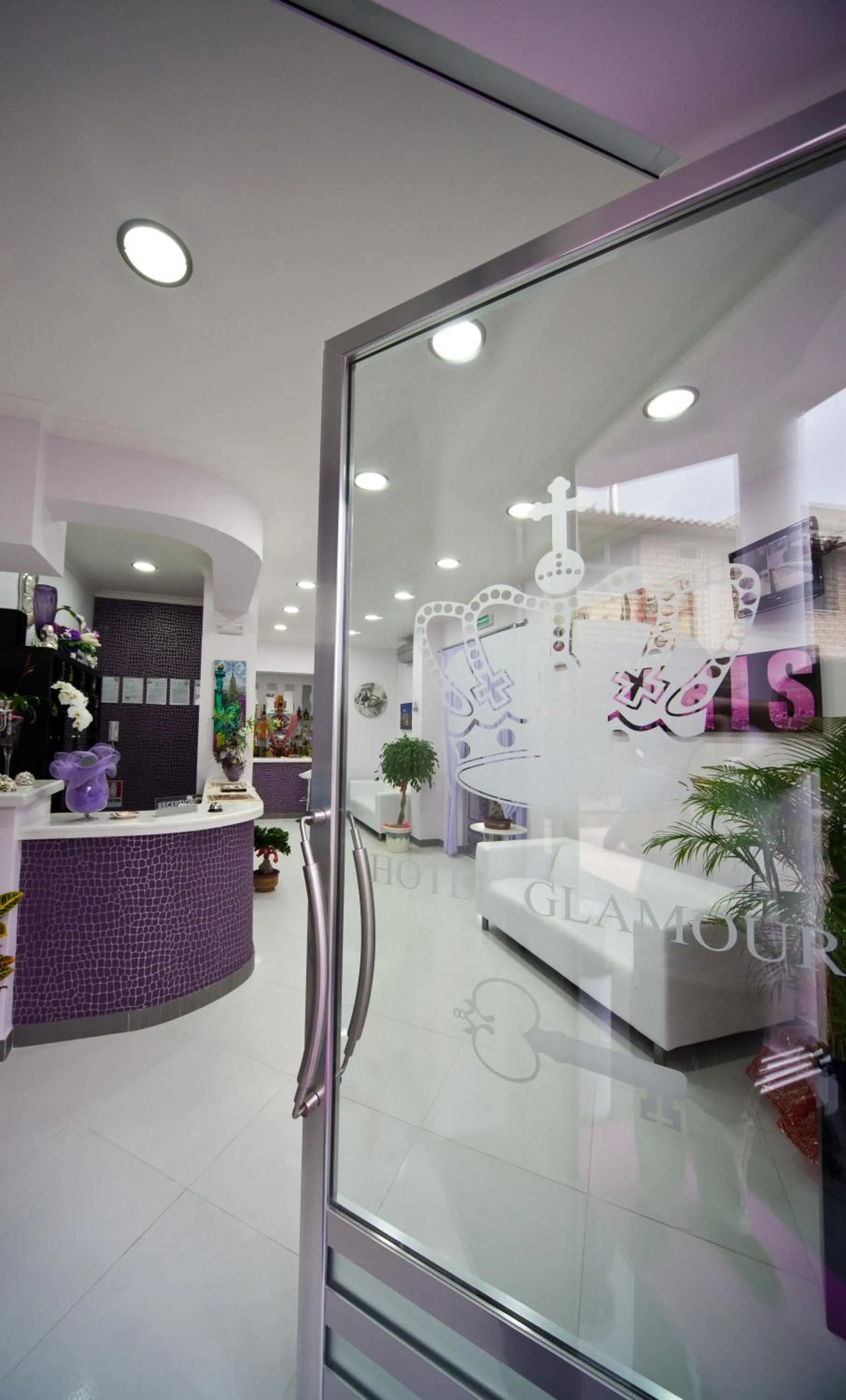Lobby or reception in Hotel Glamour