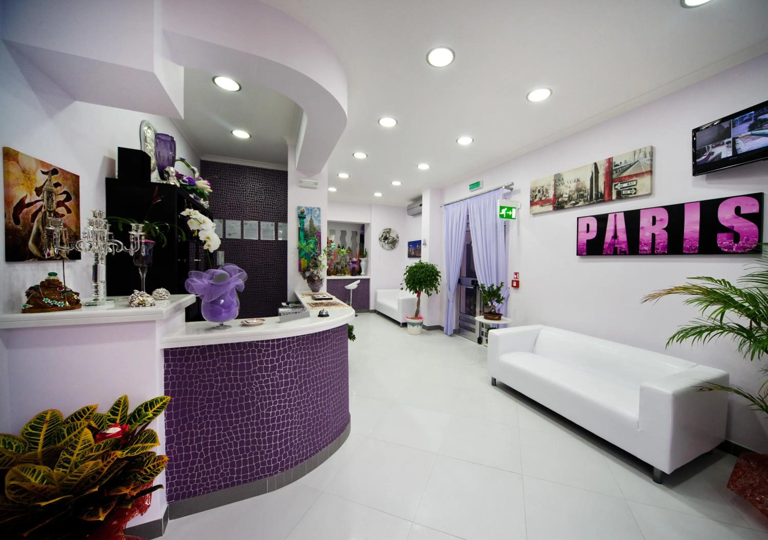 Living room in Hotel Glamour