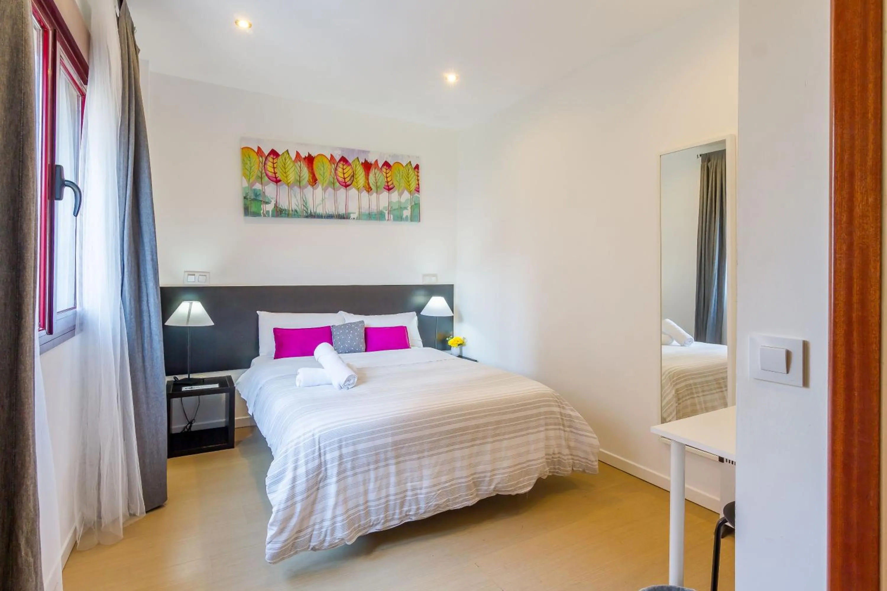 Bed in AYZ Javier Cabrini - Auto check-in property