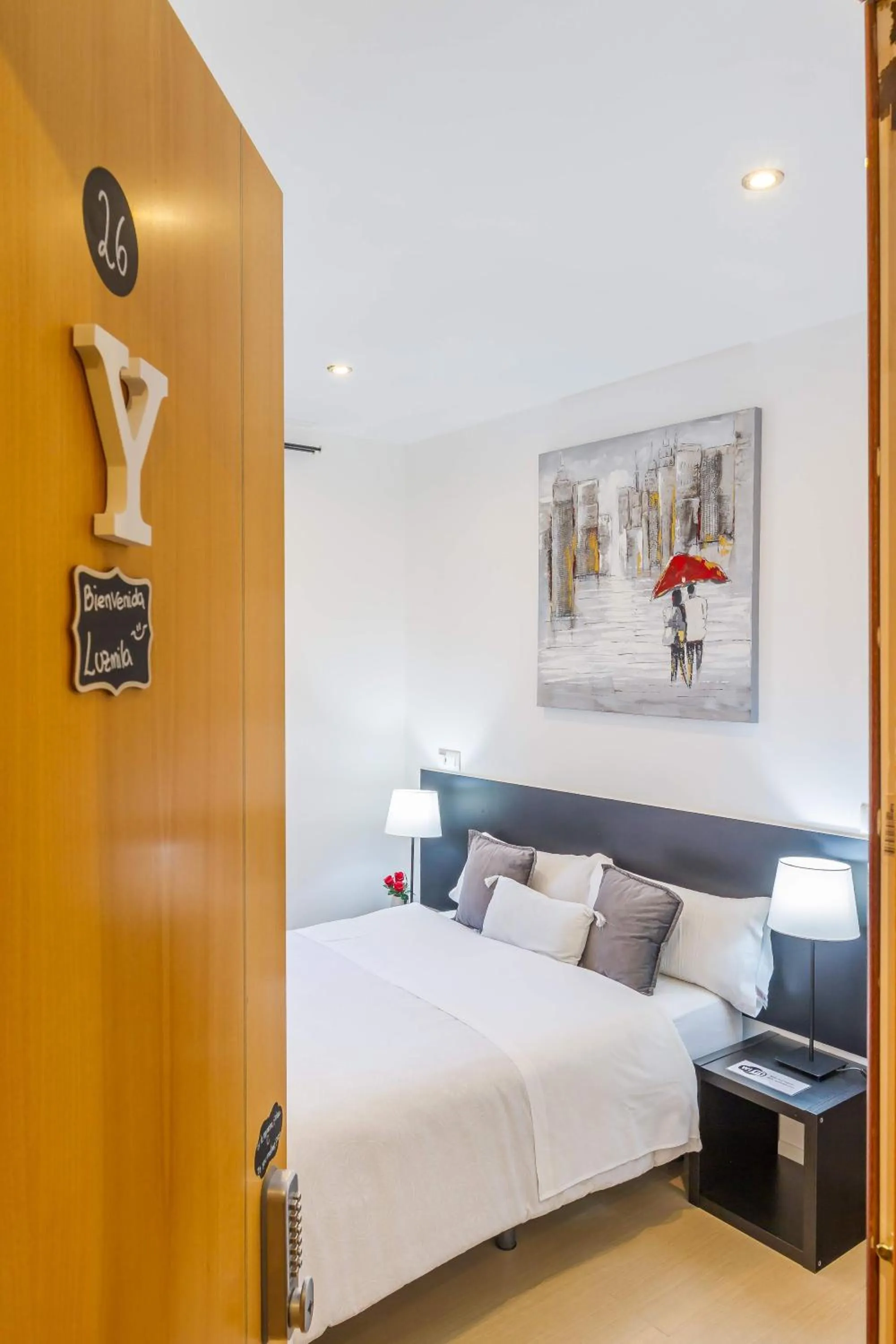 Bed in AYZ Javier Cabrini - Auto check-in property