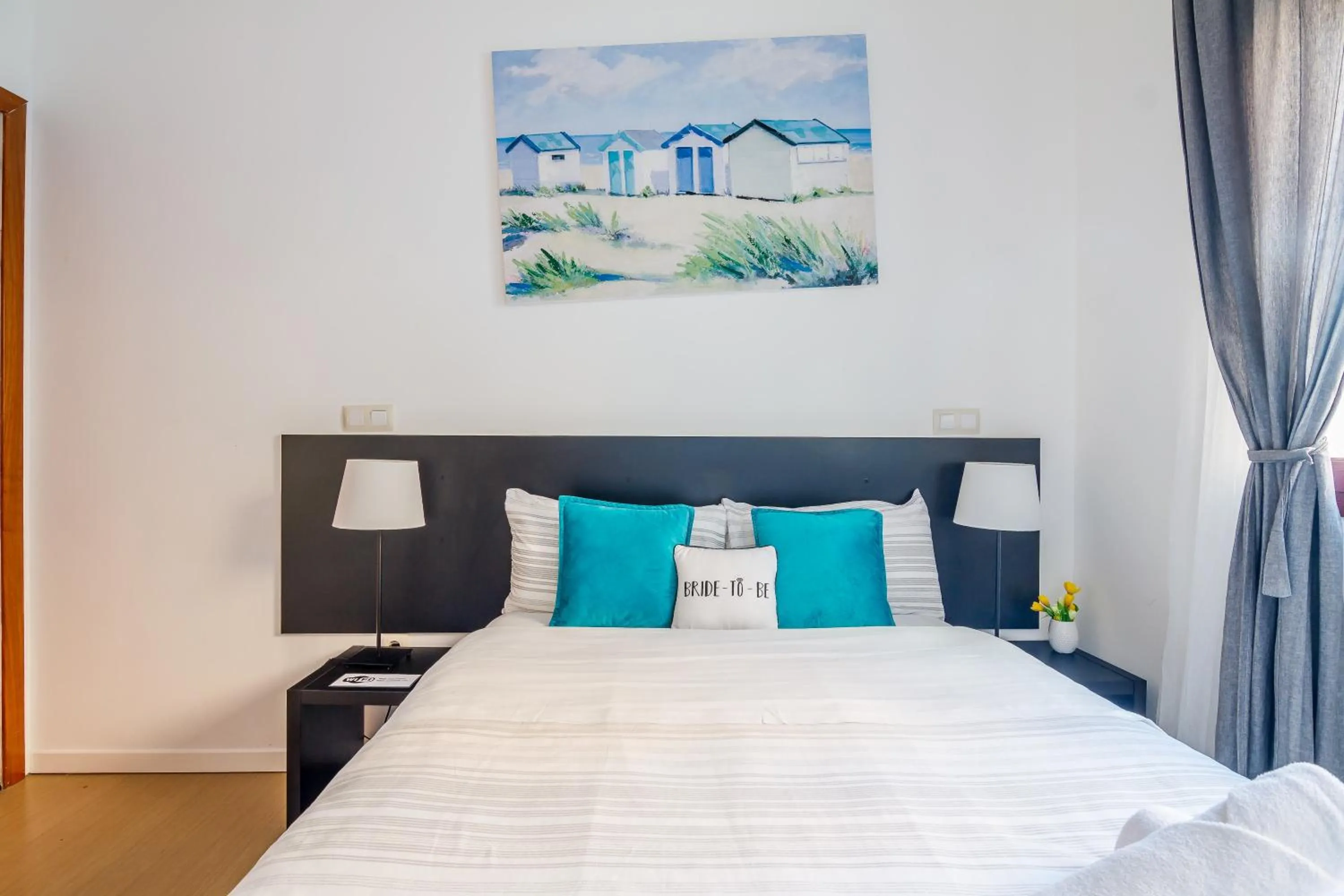 Bed in AYZ Javier Cabrini - Auto check-in property