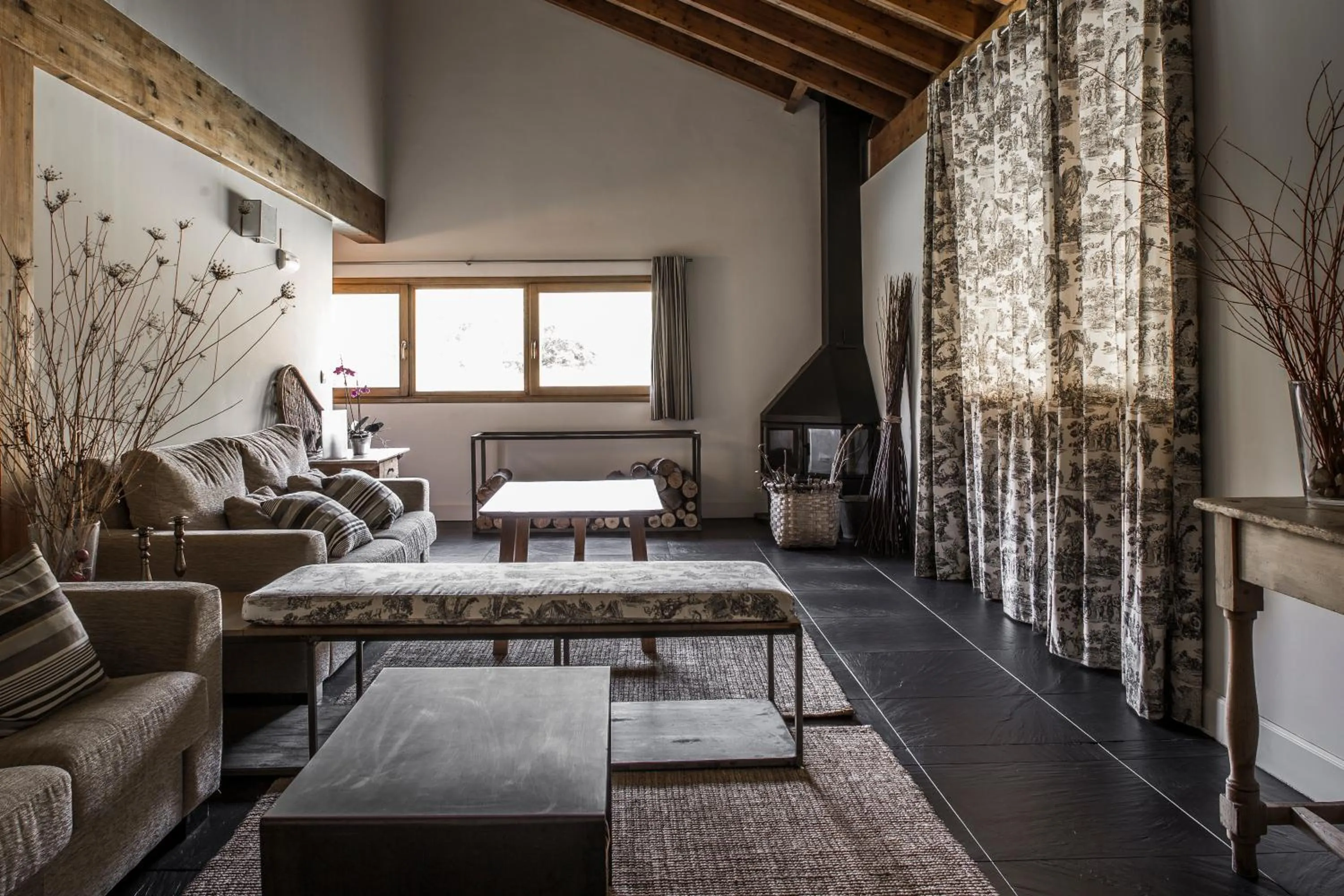 Living room in Casa Rural Errota-Barri