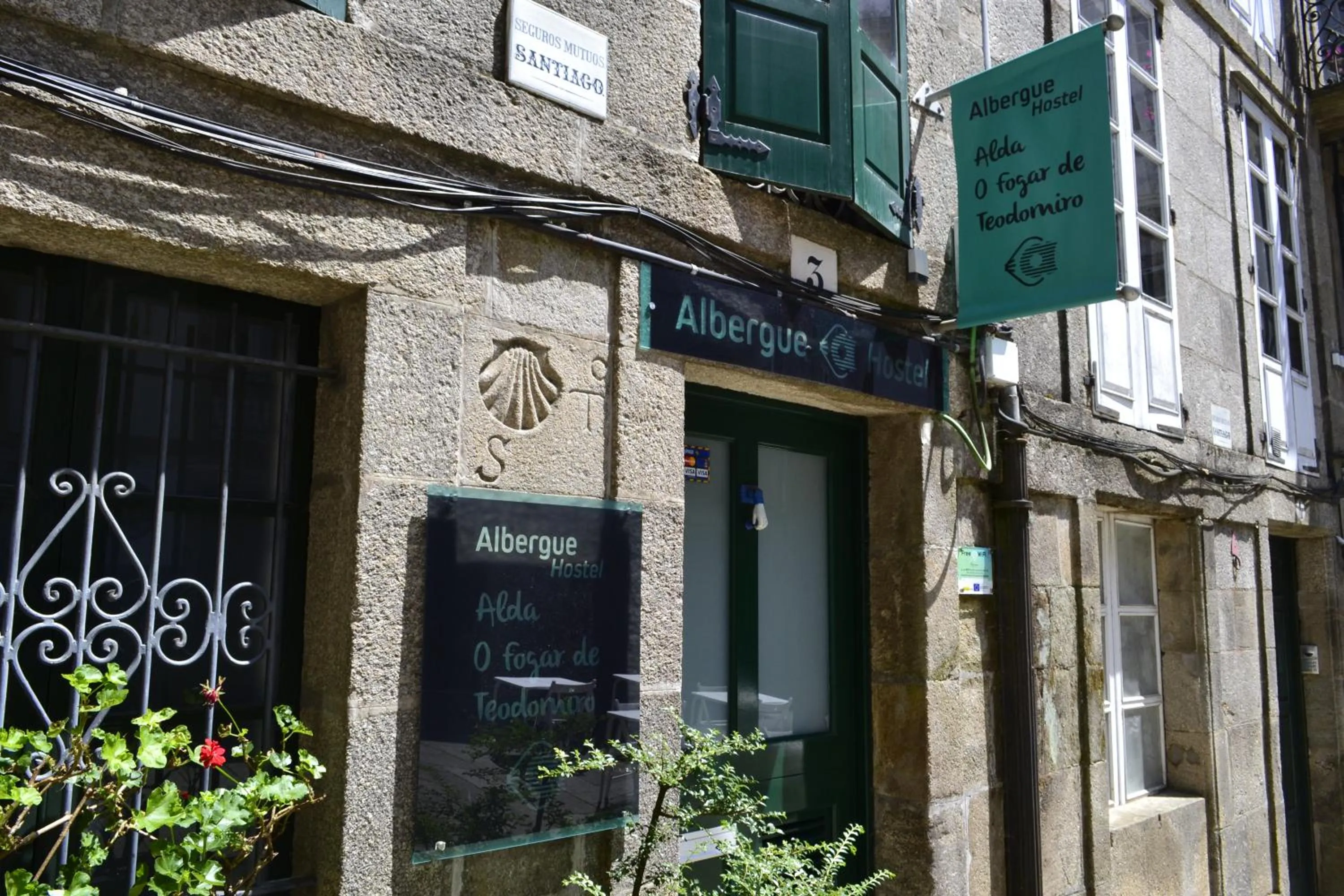 Facade/entrance in Albergue O Fogar de Teodomiro