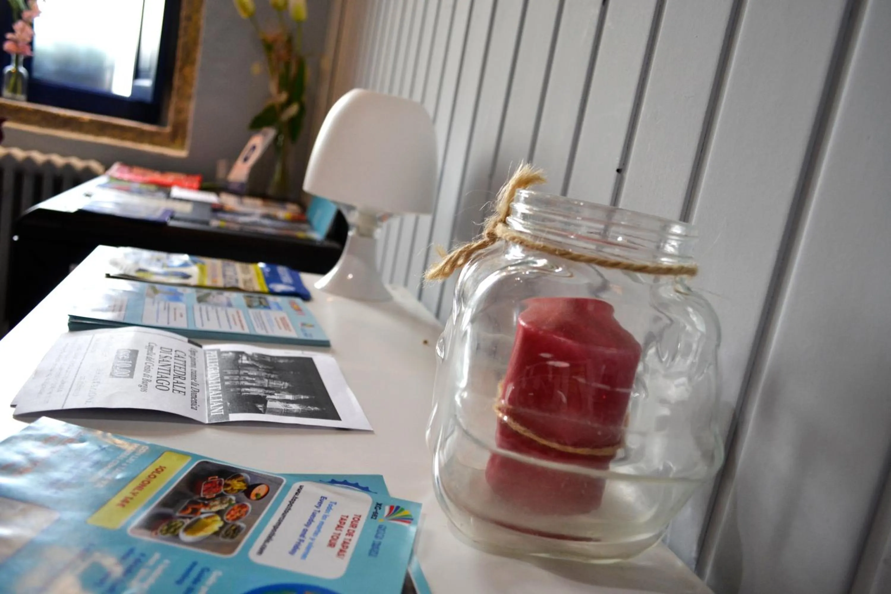 Seating area in Albergue O Fogar de Teodomiro