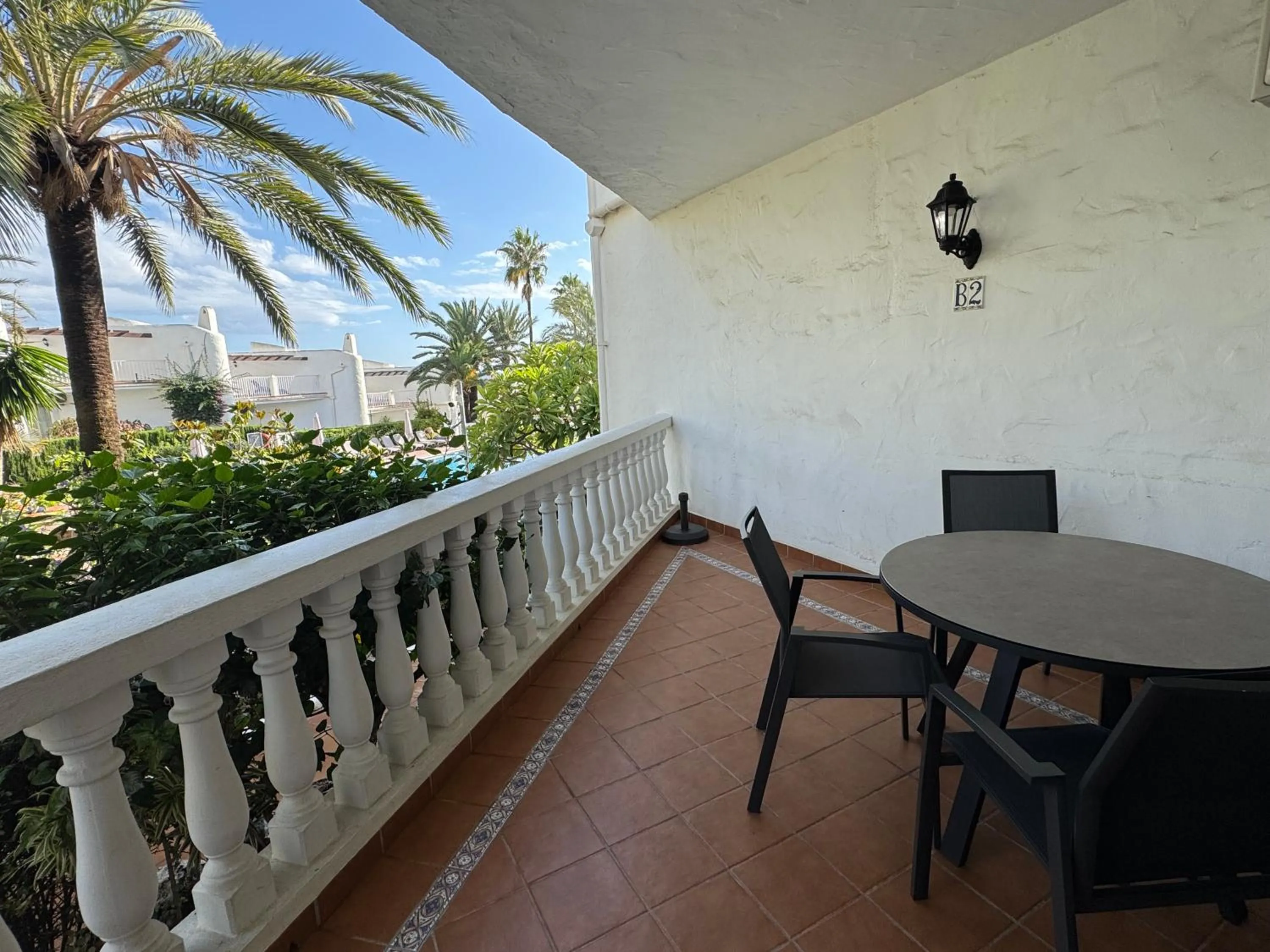 Balcony/Terrace in Macdonald Leila Playa Resort
