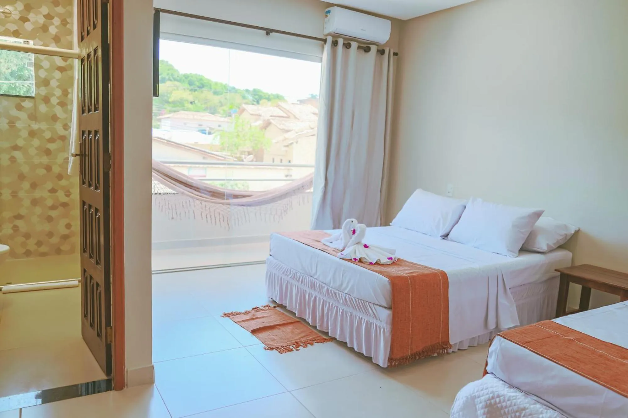 Bed in Pousada Porto Da Barra