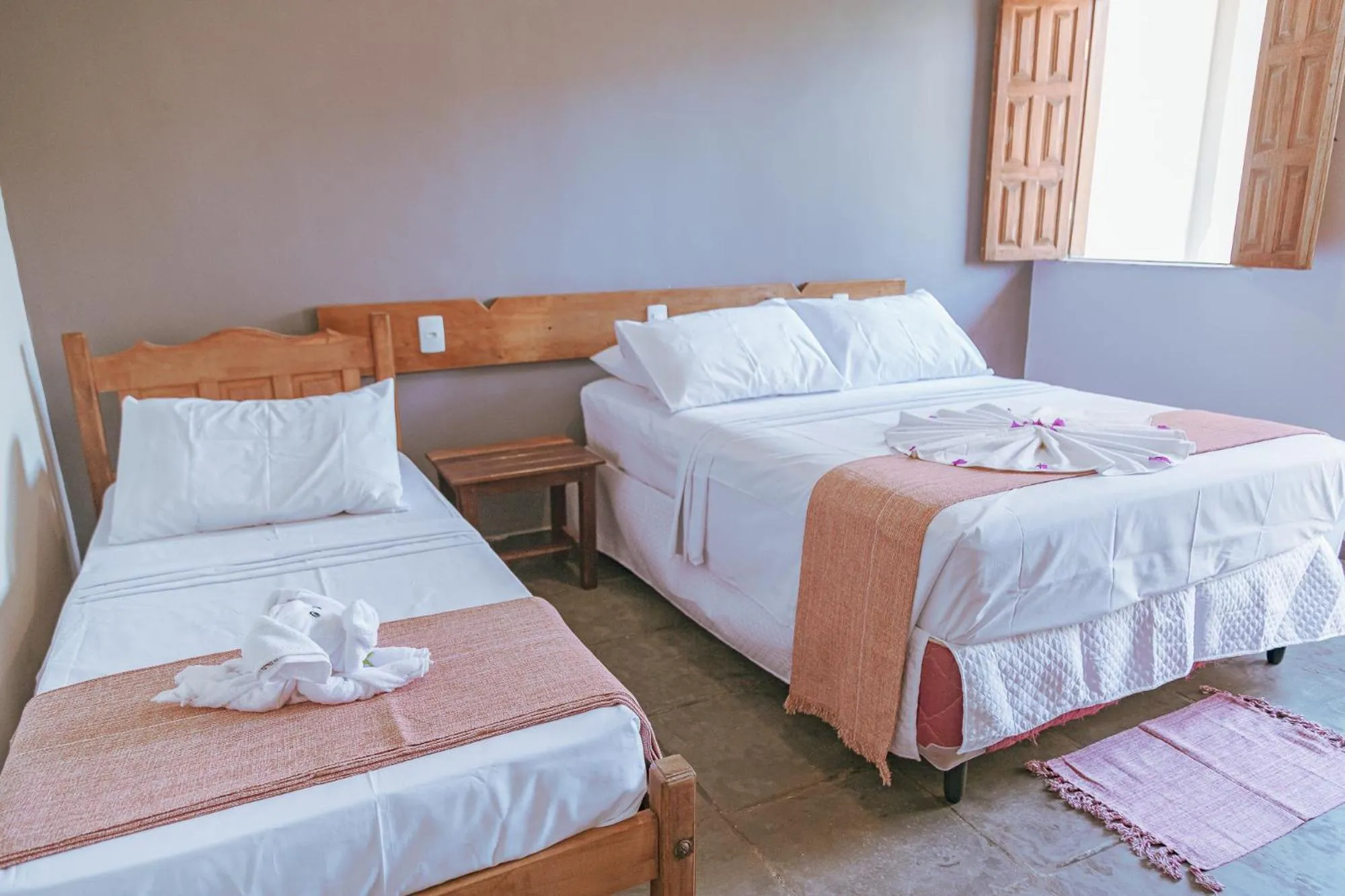 Bed in Pousada Porto Da Barra