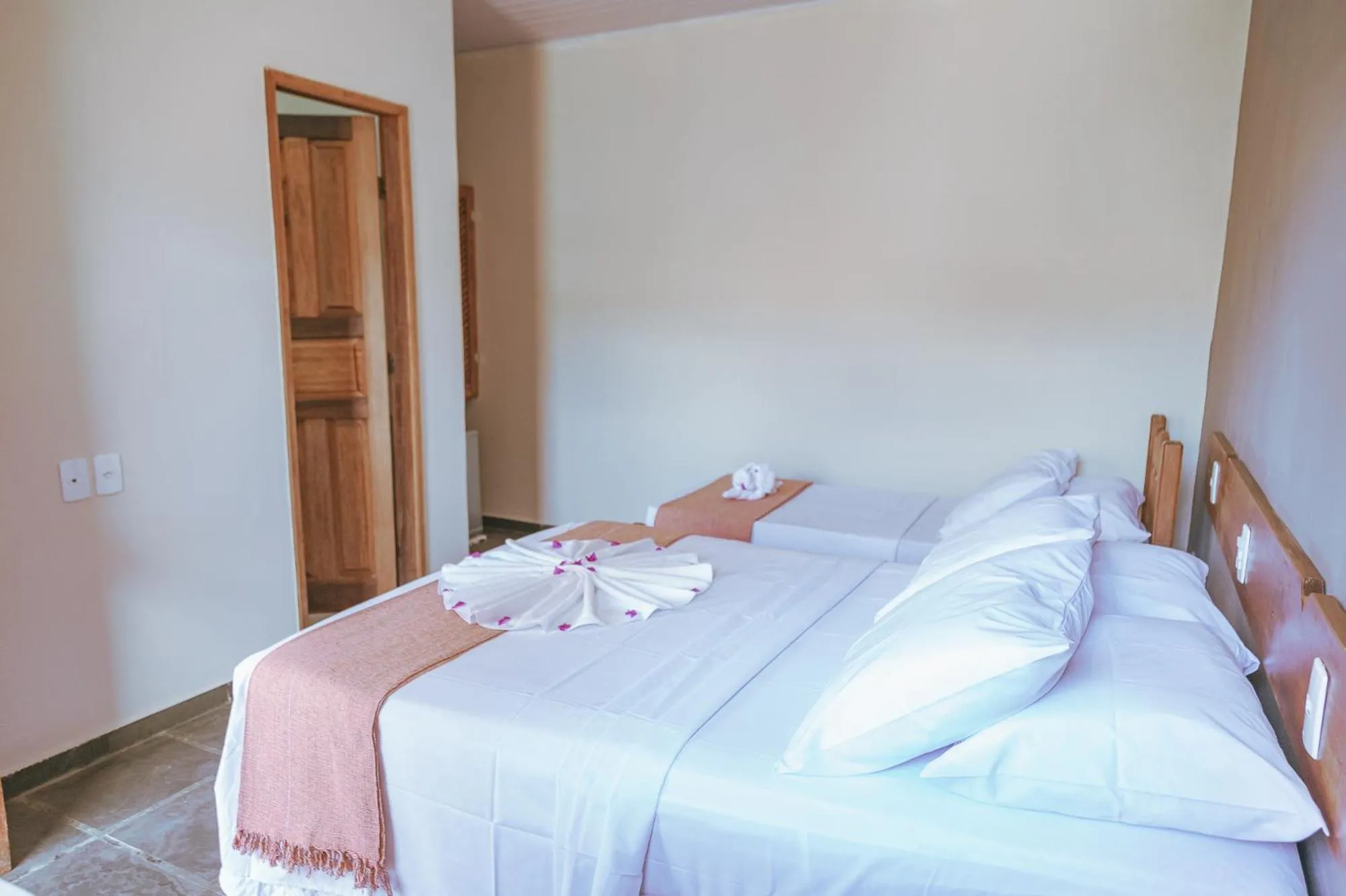 Bed in Pousada Porto Da Barra