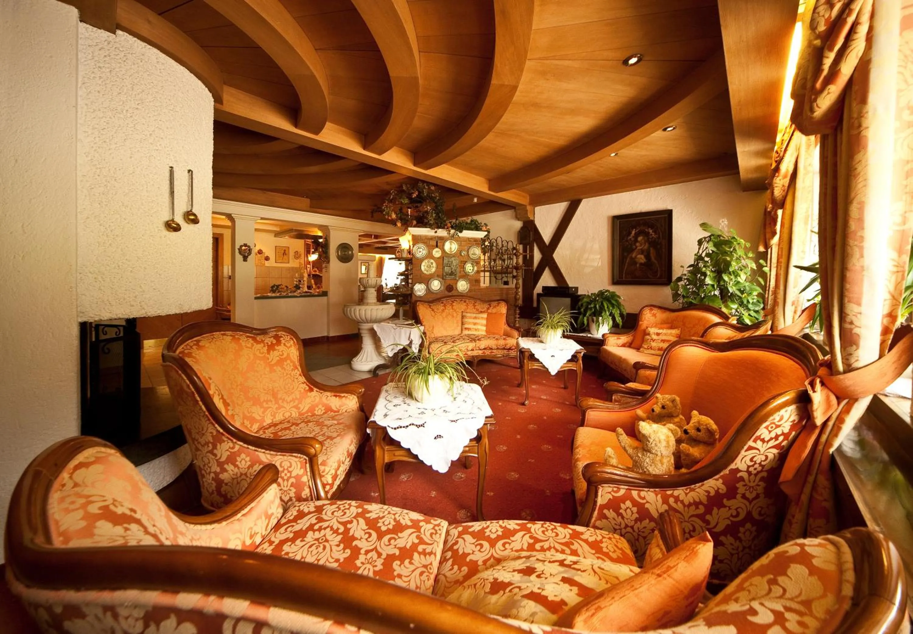 Lobby or reception in Hotel Brunnerhof