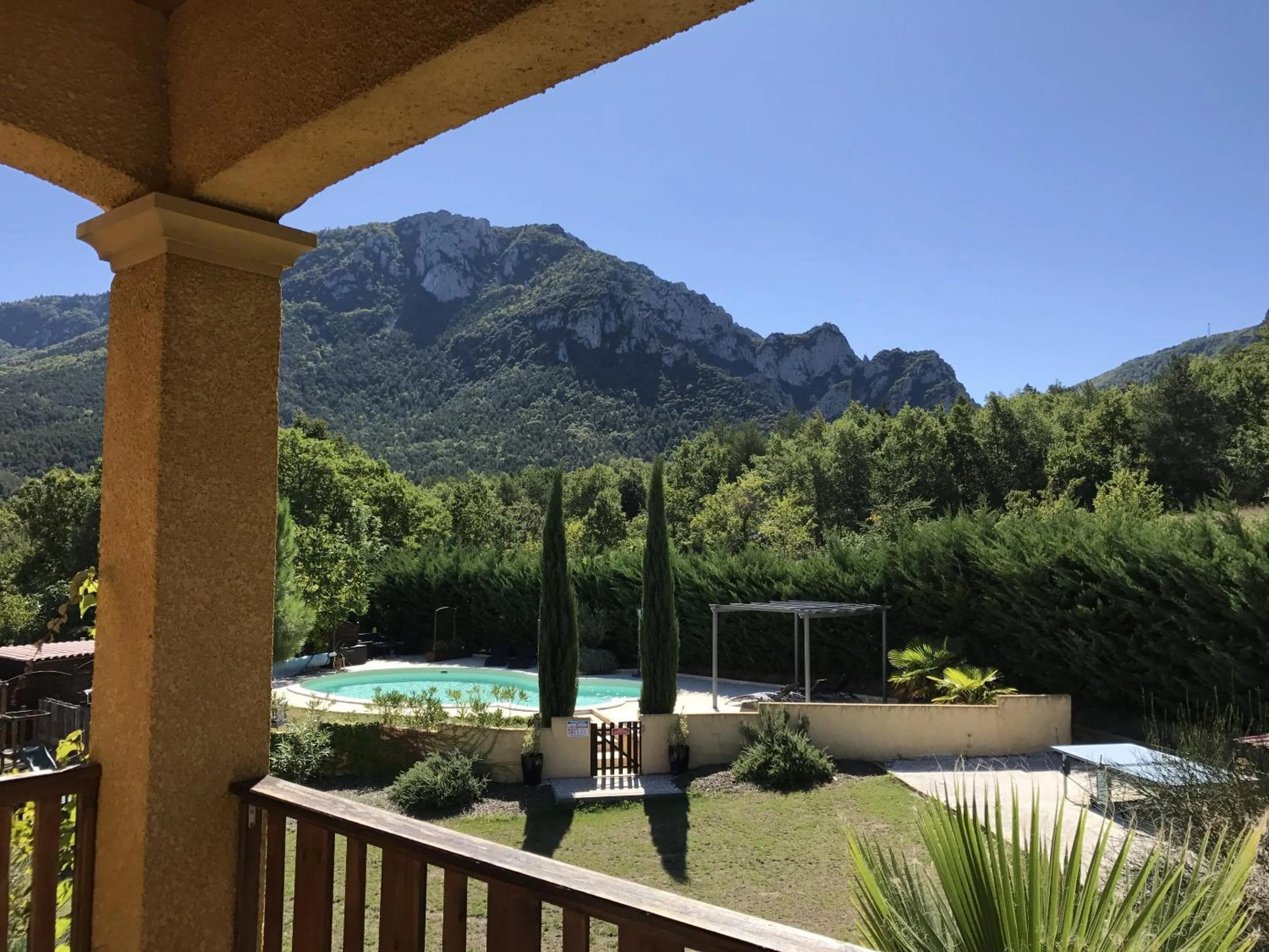 View (from property/room) in Le Jardin des Gorges