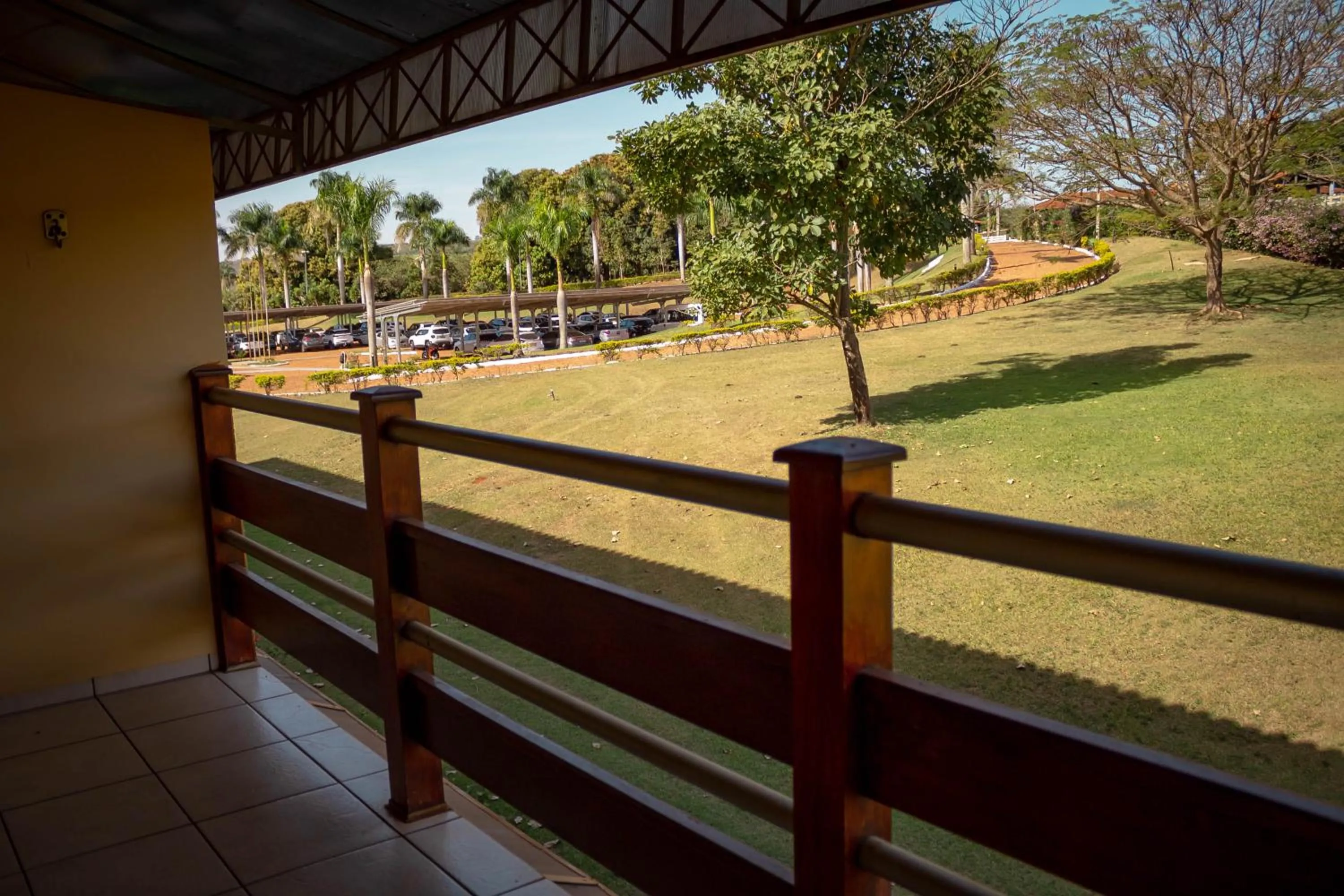 Garden view in Hotel Thermas Bonsucesso