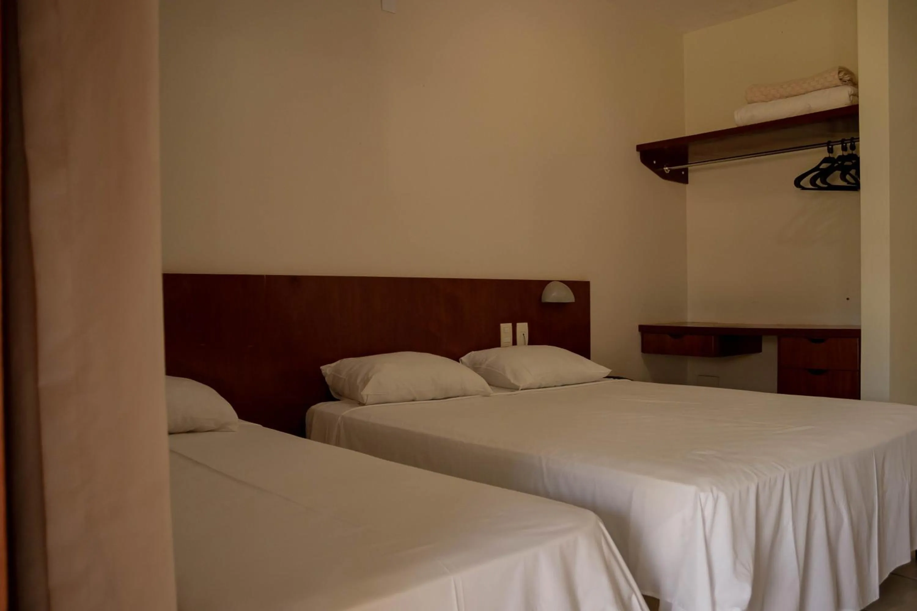 Bed in Hotel Thermas Bonsucesso