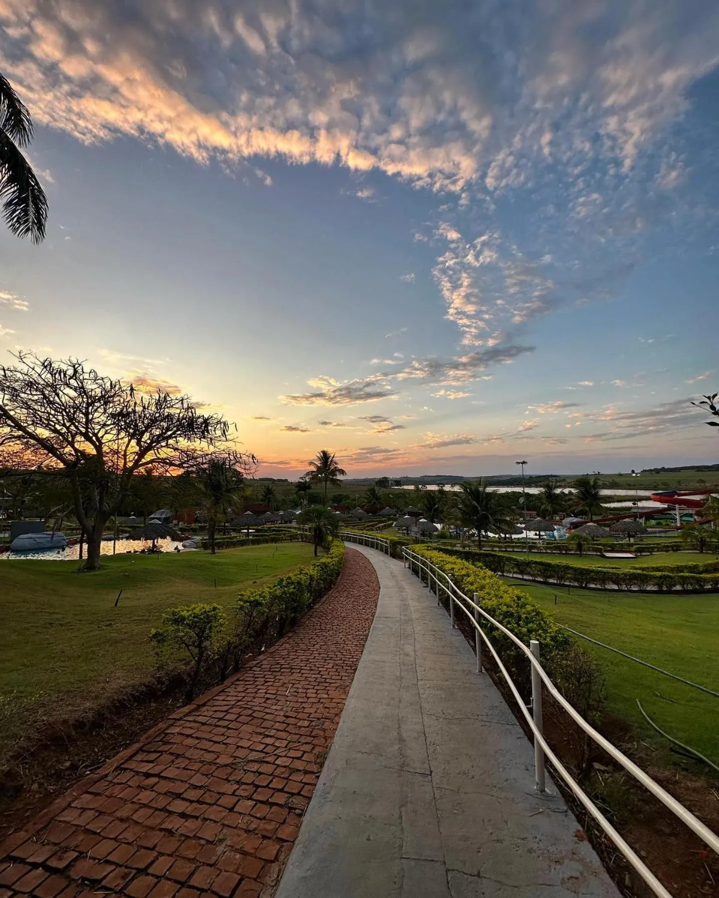 Sunset in Hotel Thermas Bonsucesso