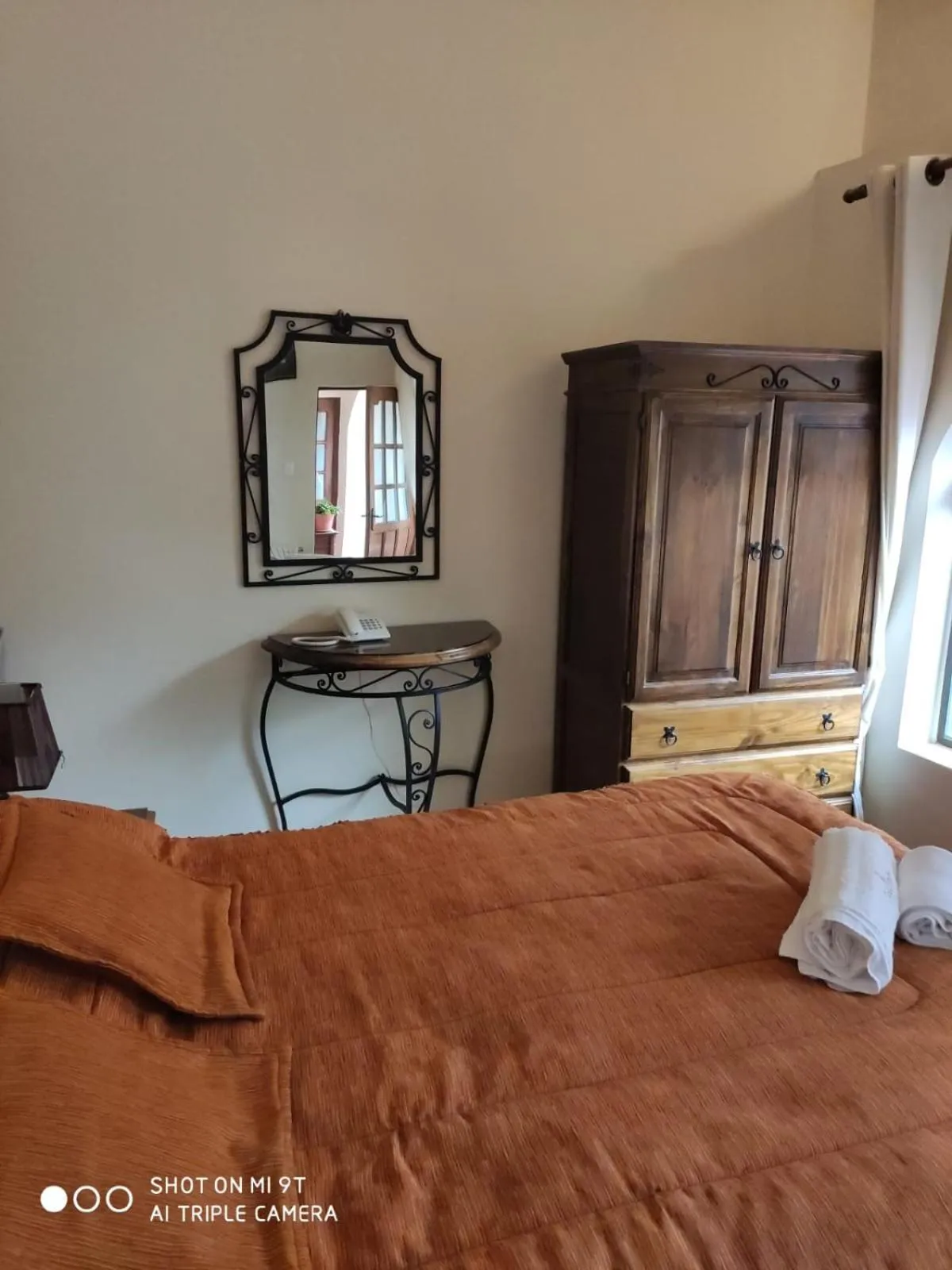 Bed in Hotel Santa Mónica