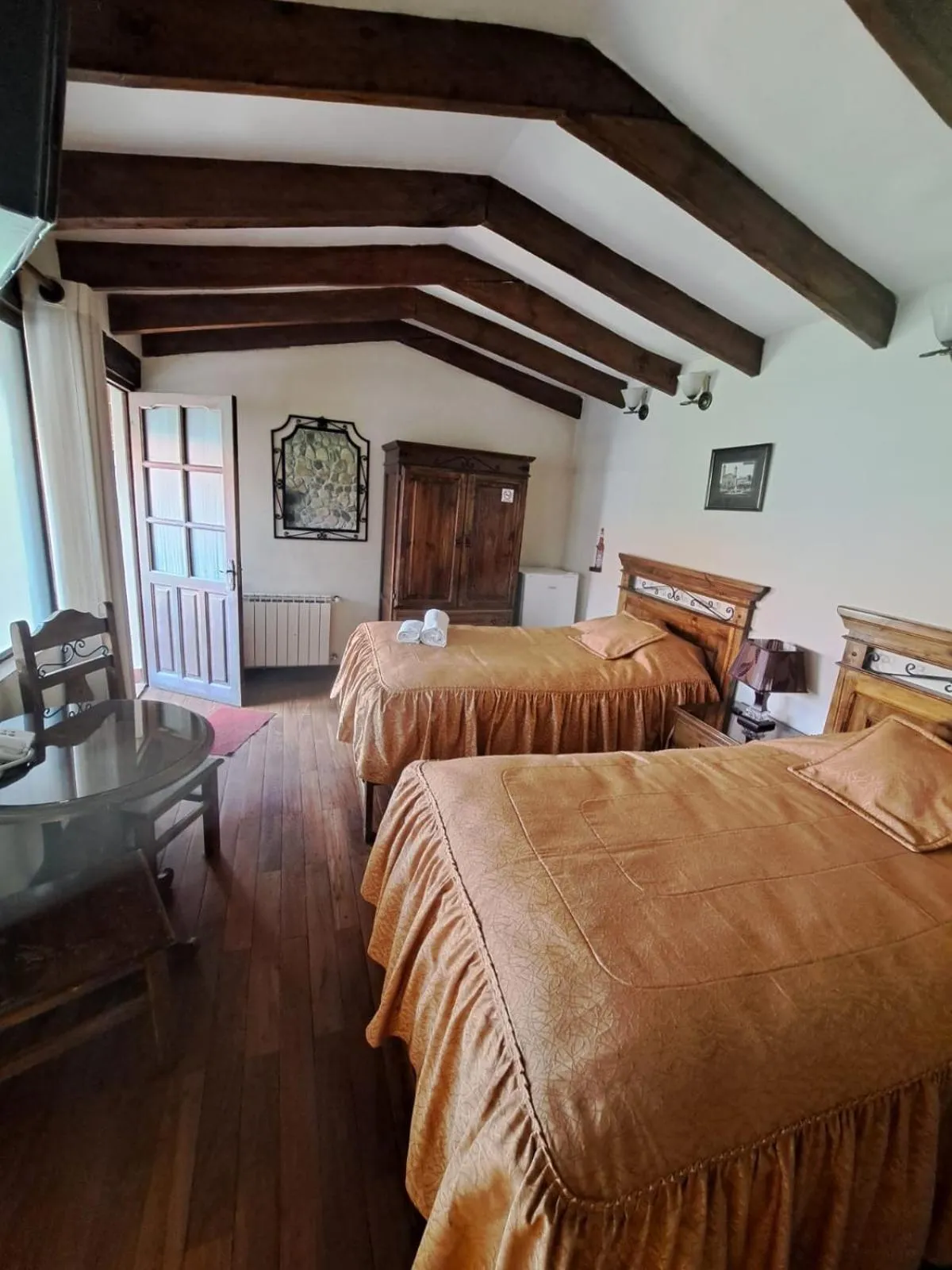 Bed in Hotel Santa Mónica