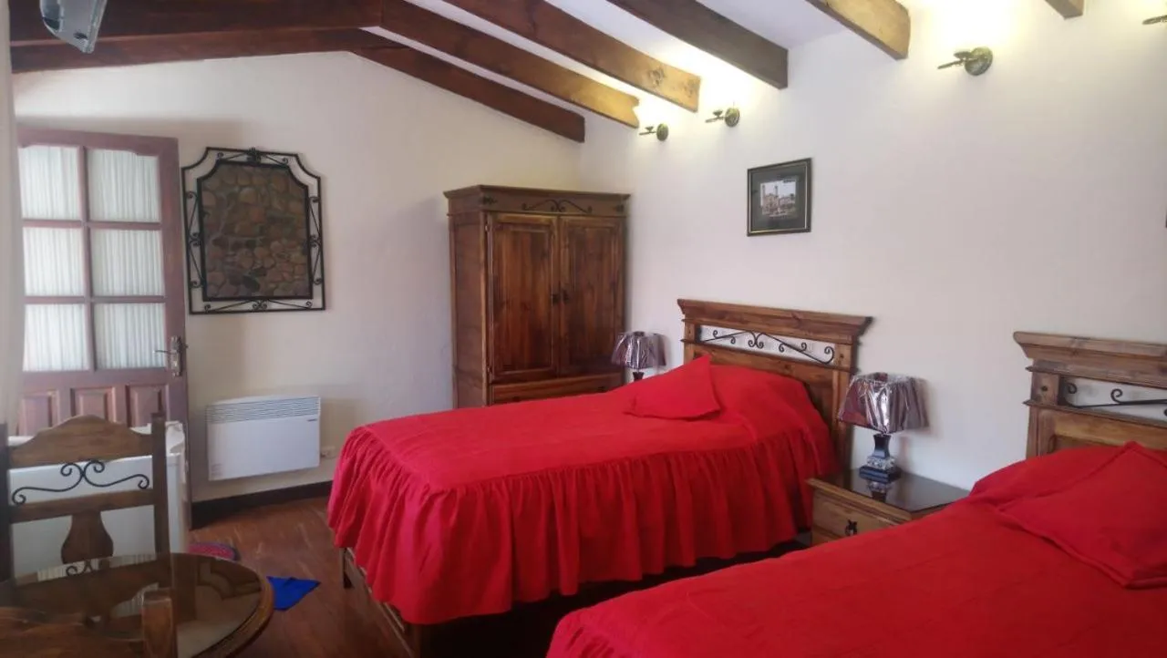 Bed in Hotel Santa Mónica