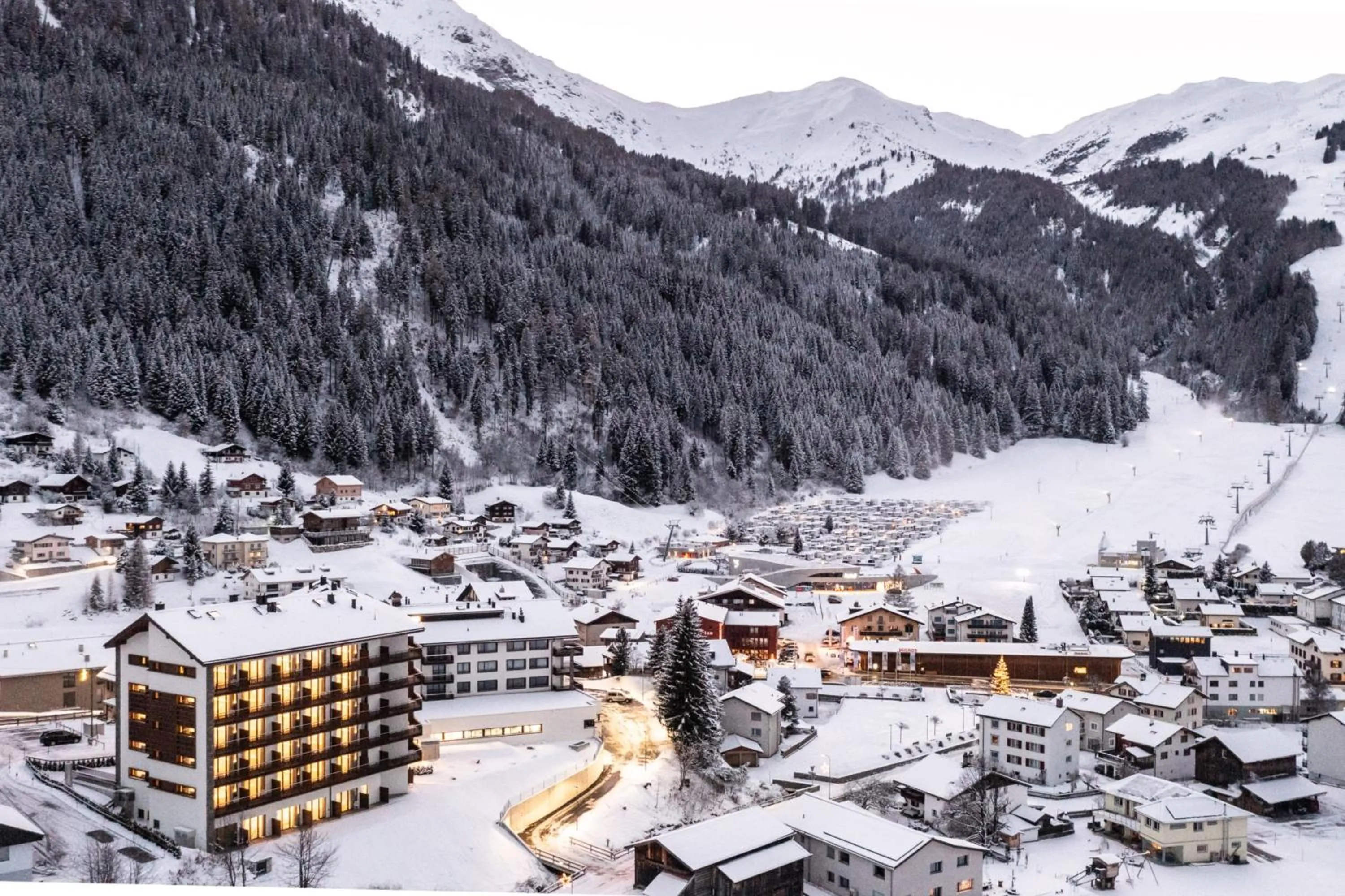 Bird's eye view in Hotel Krone - Aktiv & Erholt