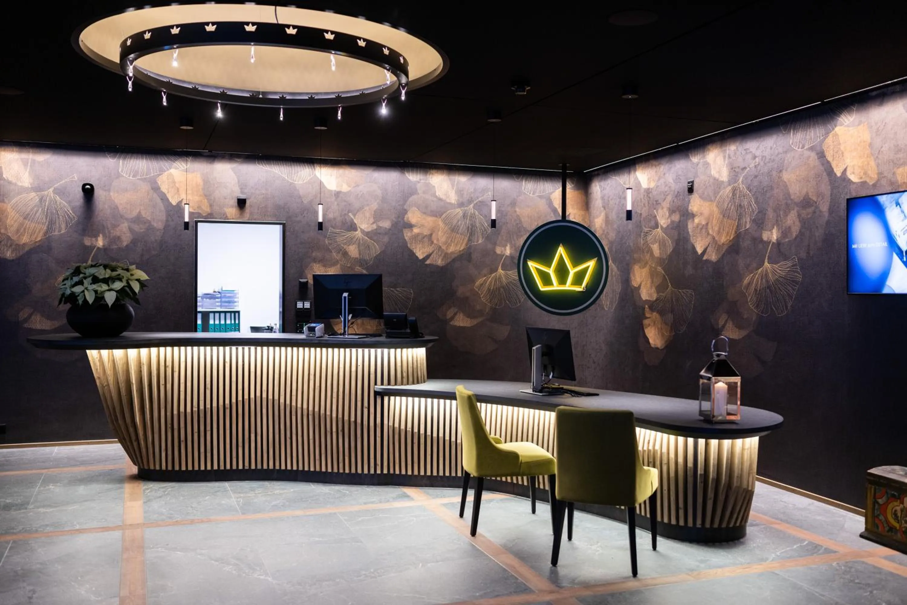Lobby or reception in Hotel Krone - Aktiv & Erholt