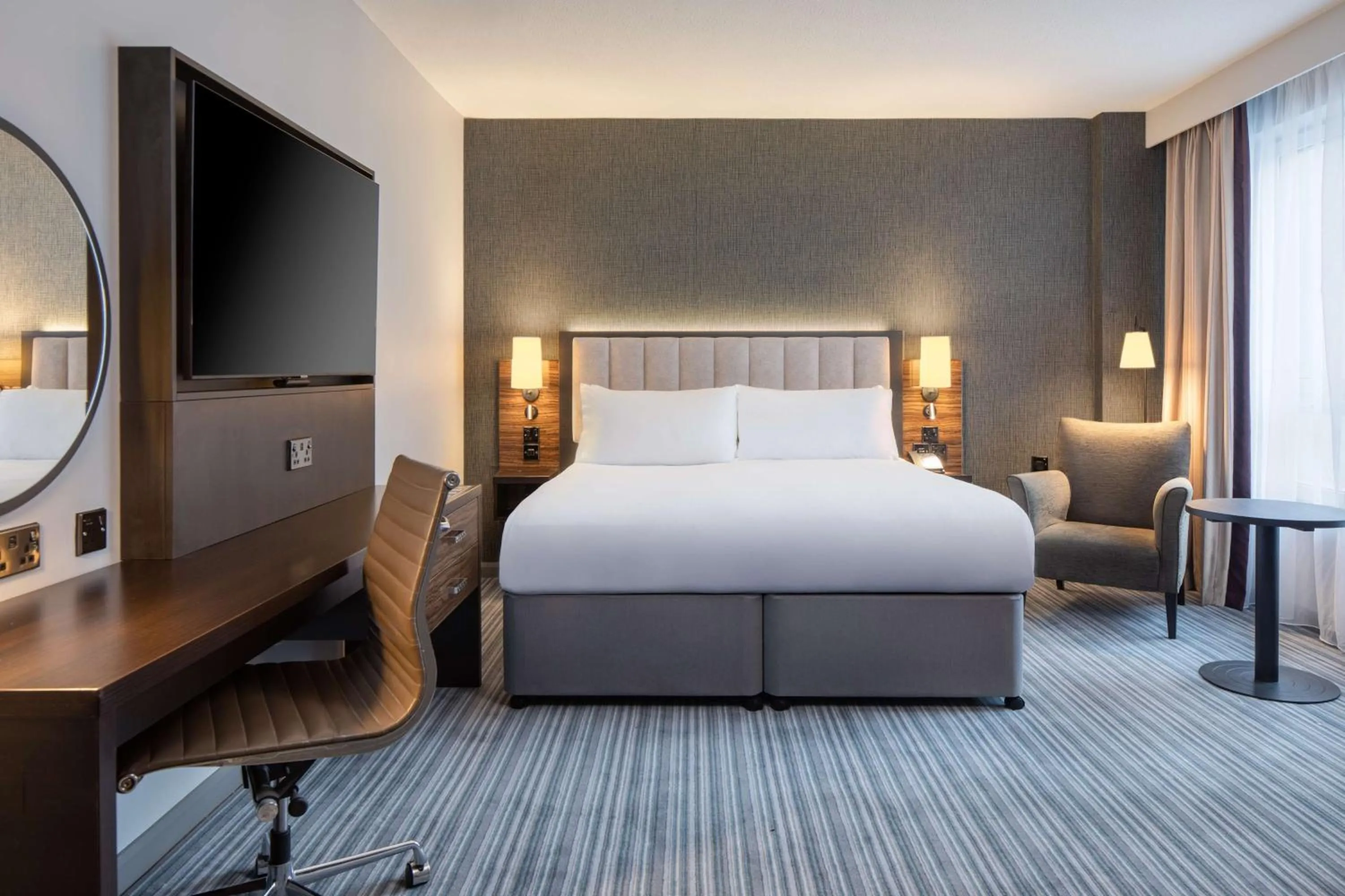 Bed in DoubleTree by Hilton London Chelsea