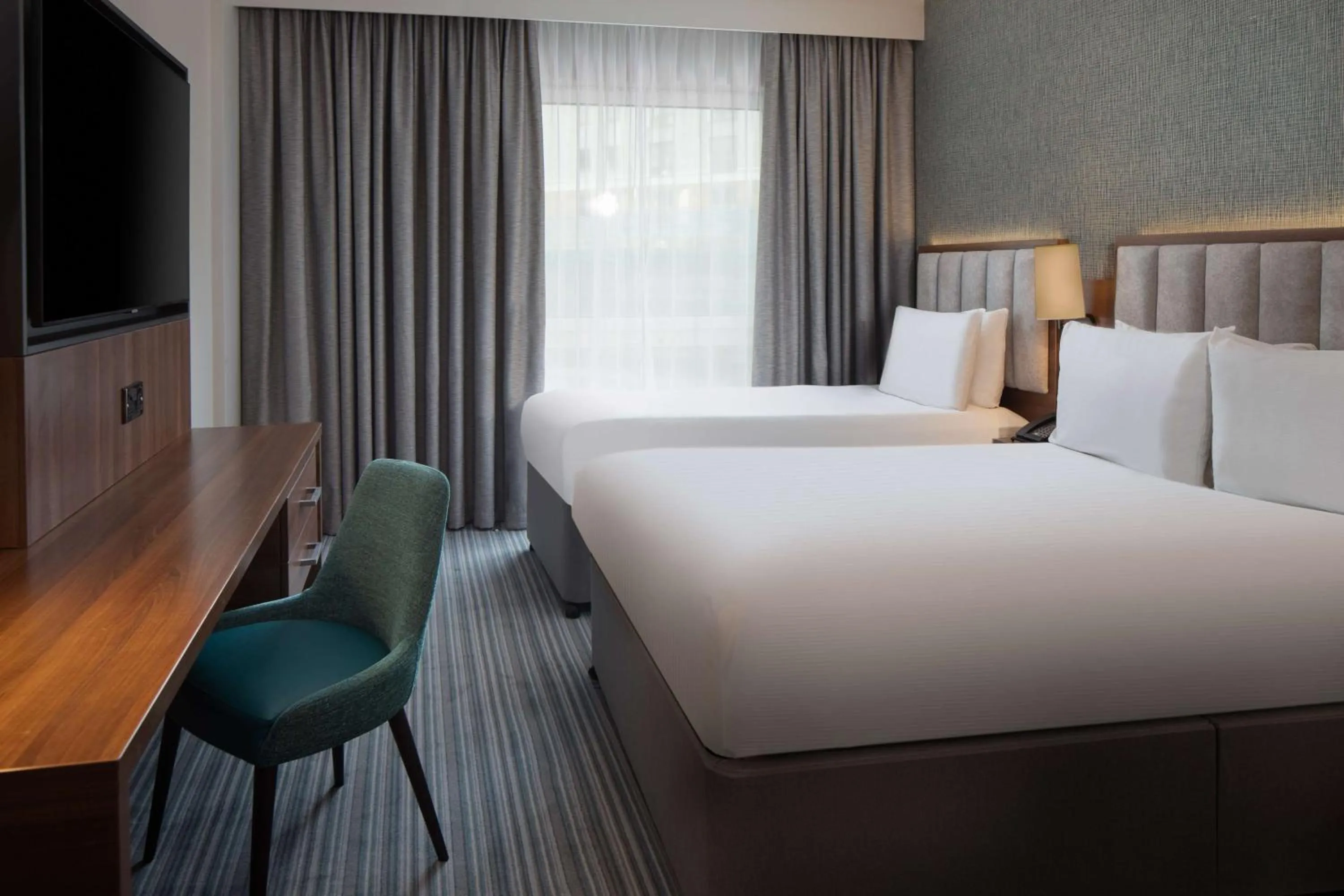 Bed in DoubleTree by Hilton London Chelsea