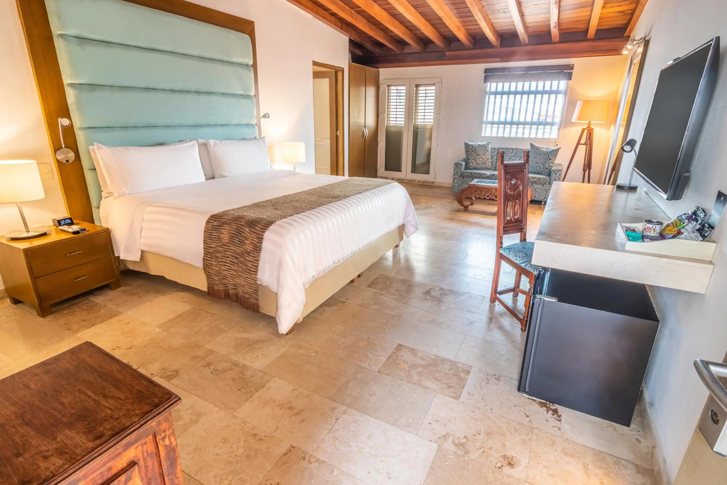 Photo of the whole room, Bed in GHL Collection Armería Real Hotel