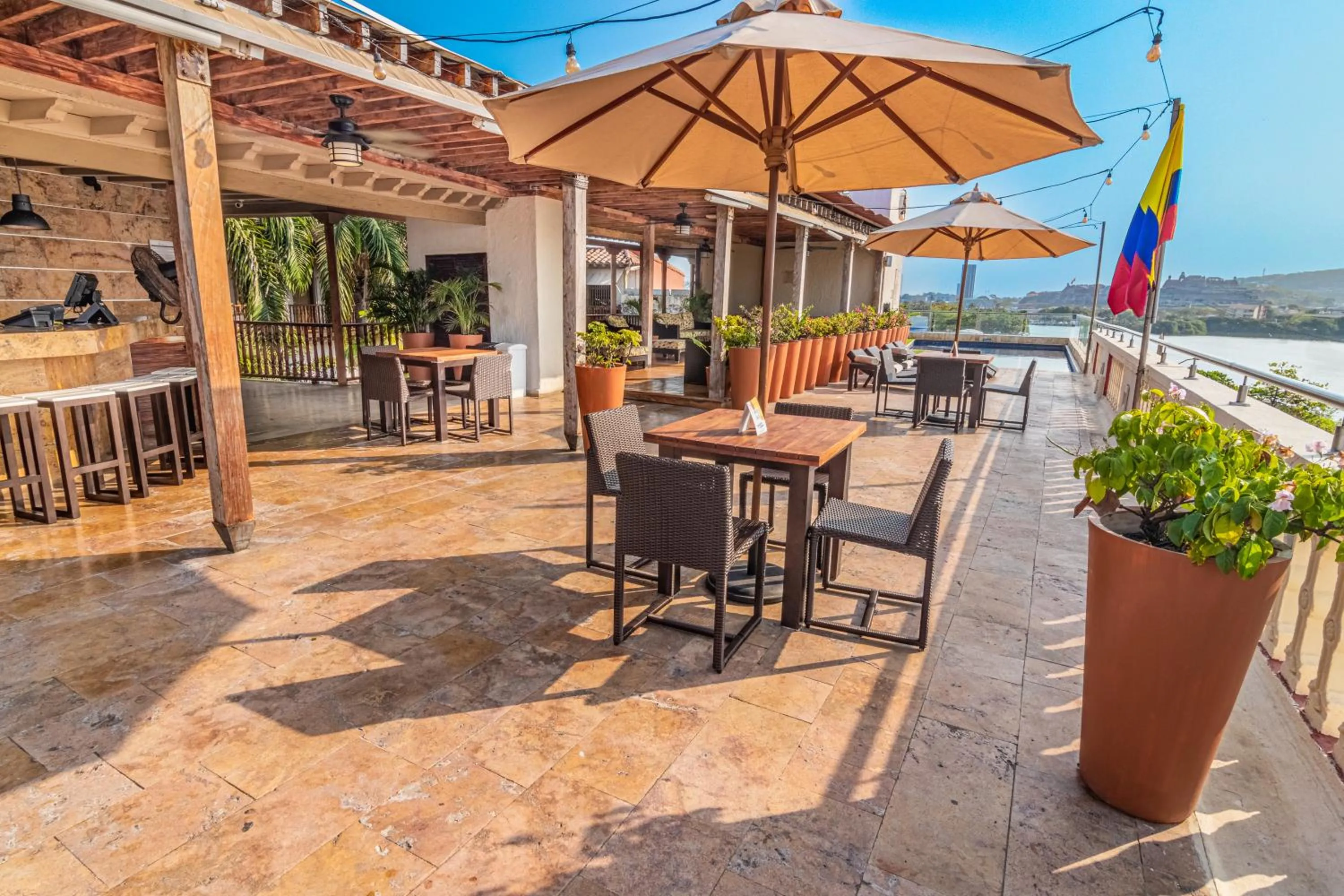 Balcony/Terrace in GHL Collection Armería Real Hotel