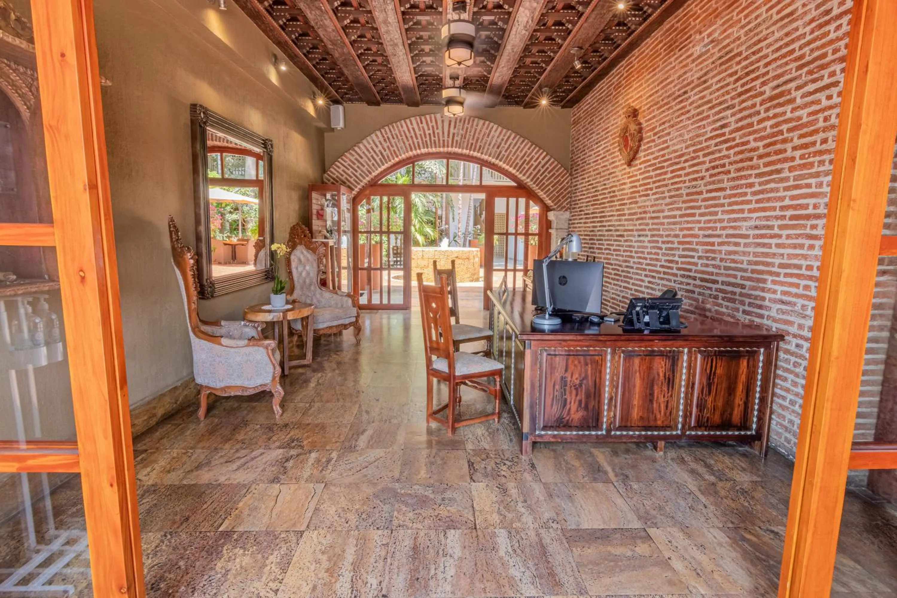 Lobby or reception in GHL Collection Armería Real Hotel