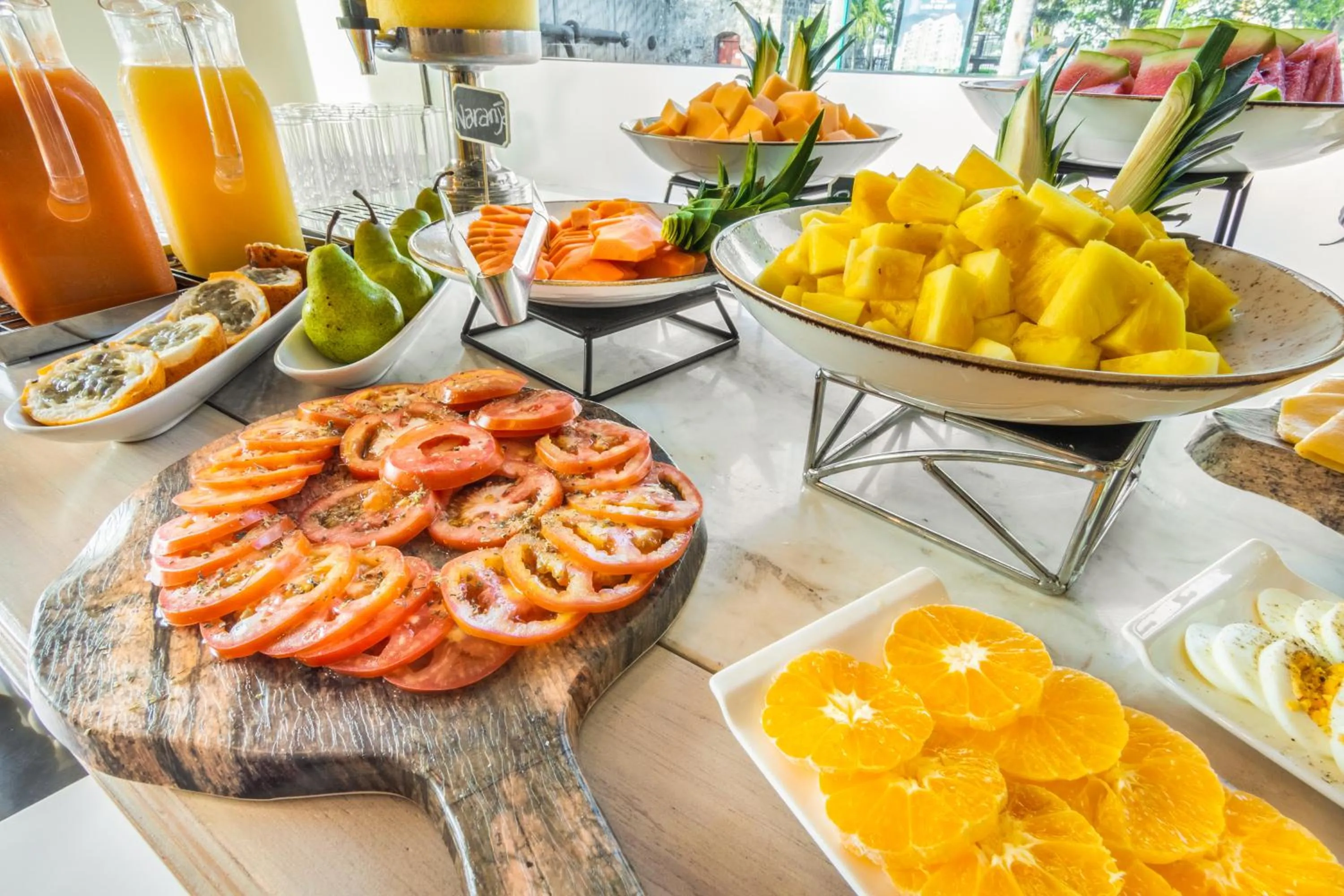 Buffet breakfast in GHL Collection Armería Real Hotel