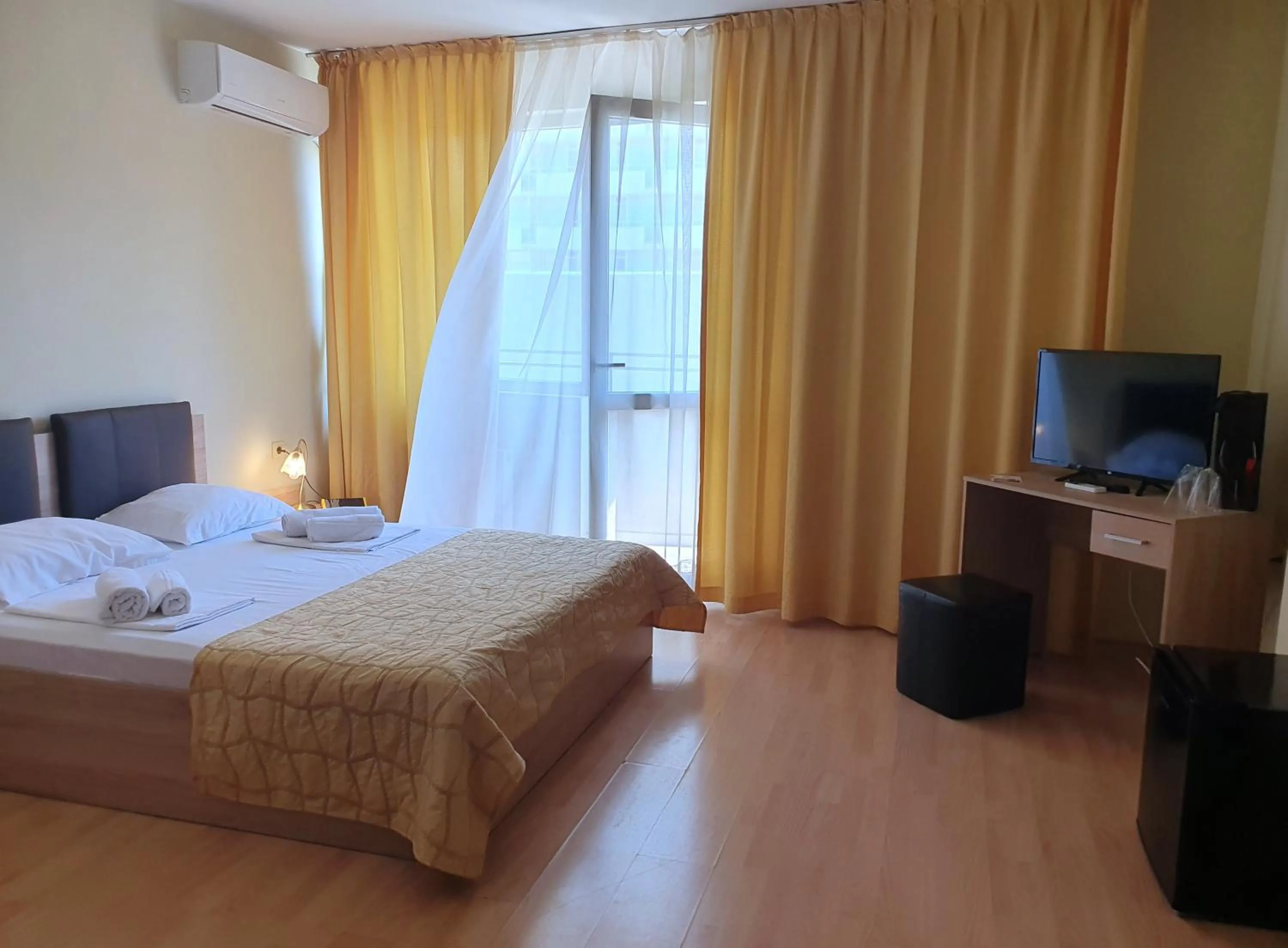 Bed in Hotel Sorbona