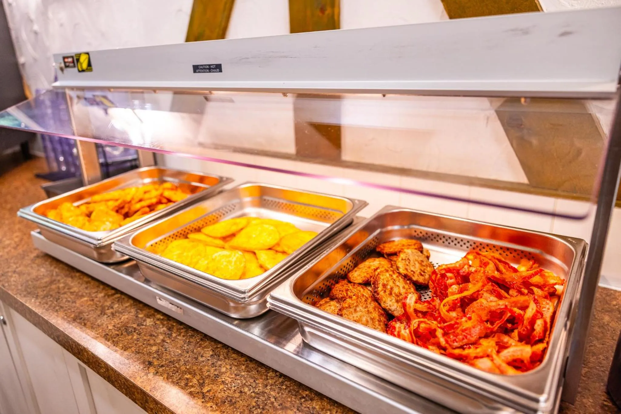 Buffet breakfast in Mountaineer Lodge