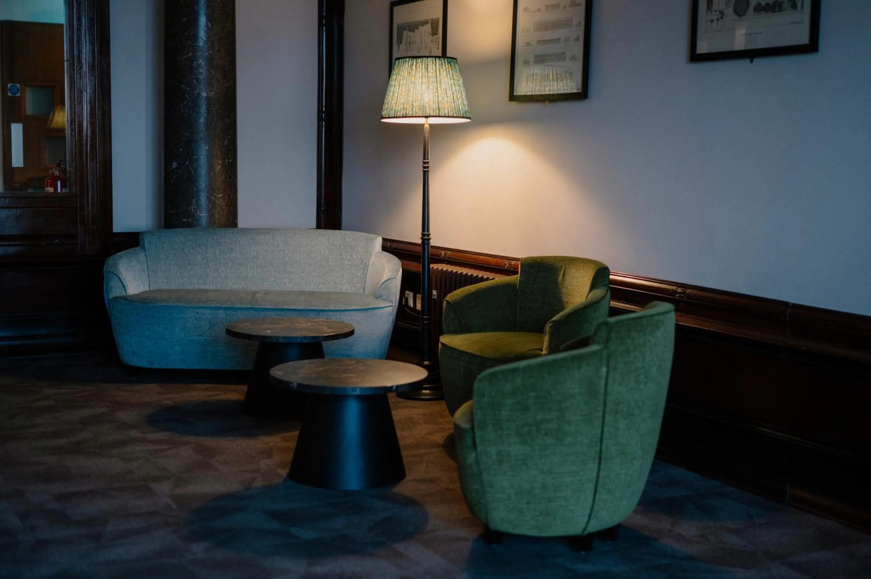 Living room in Glasgow Youth Hostel