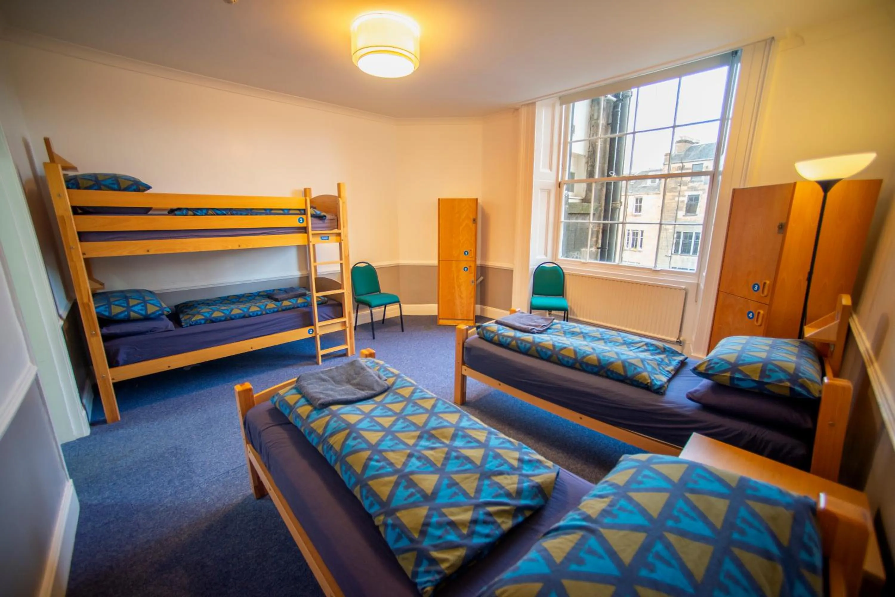 Bedroom, Bed in Glasgow Youth Hostel