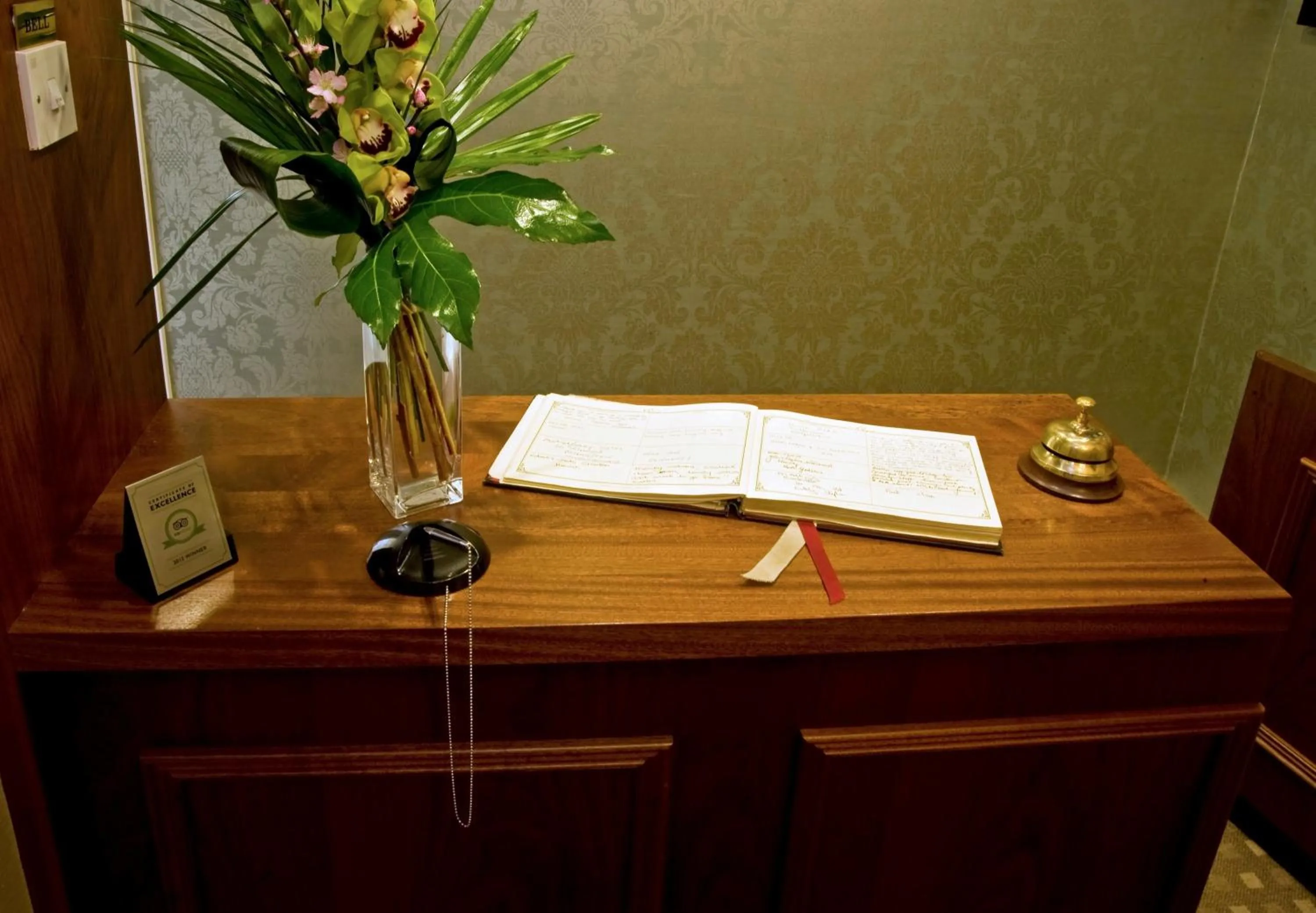 Lobby or reception in New Dungeon Ghyll Hotel