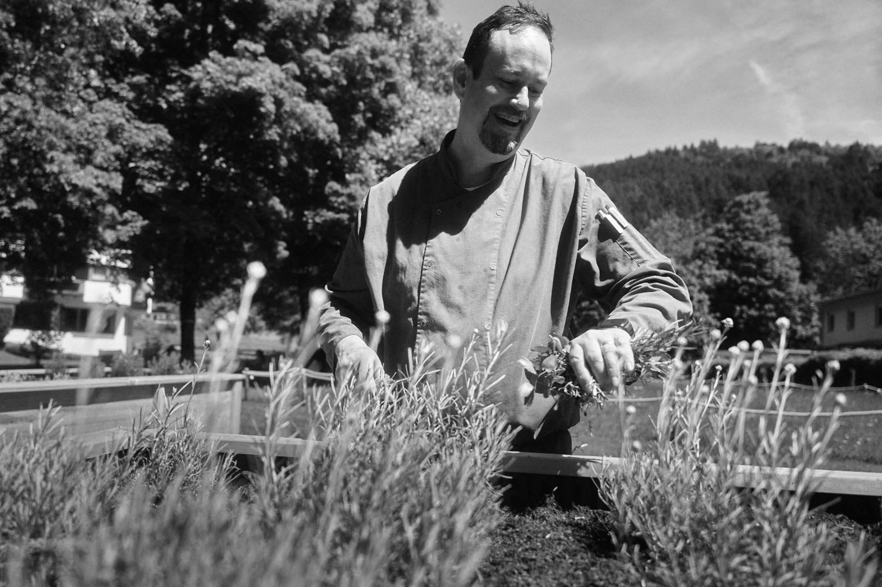 Garden in Hotel Sonnalp