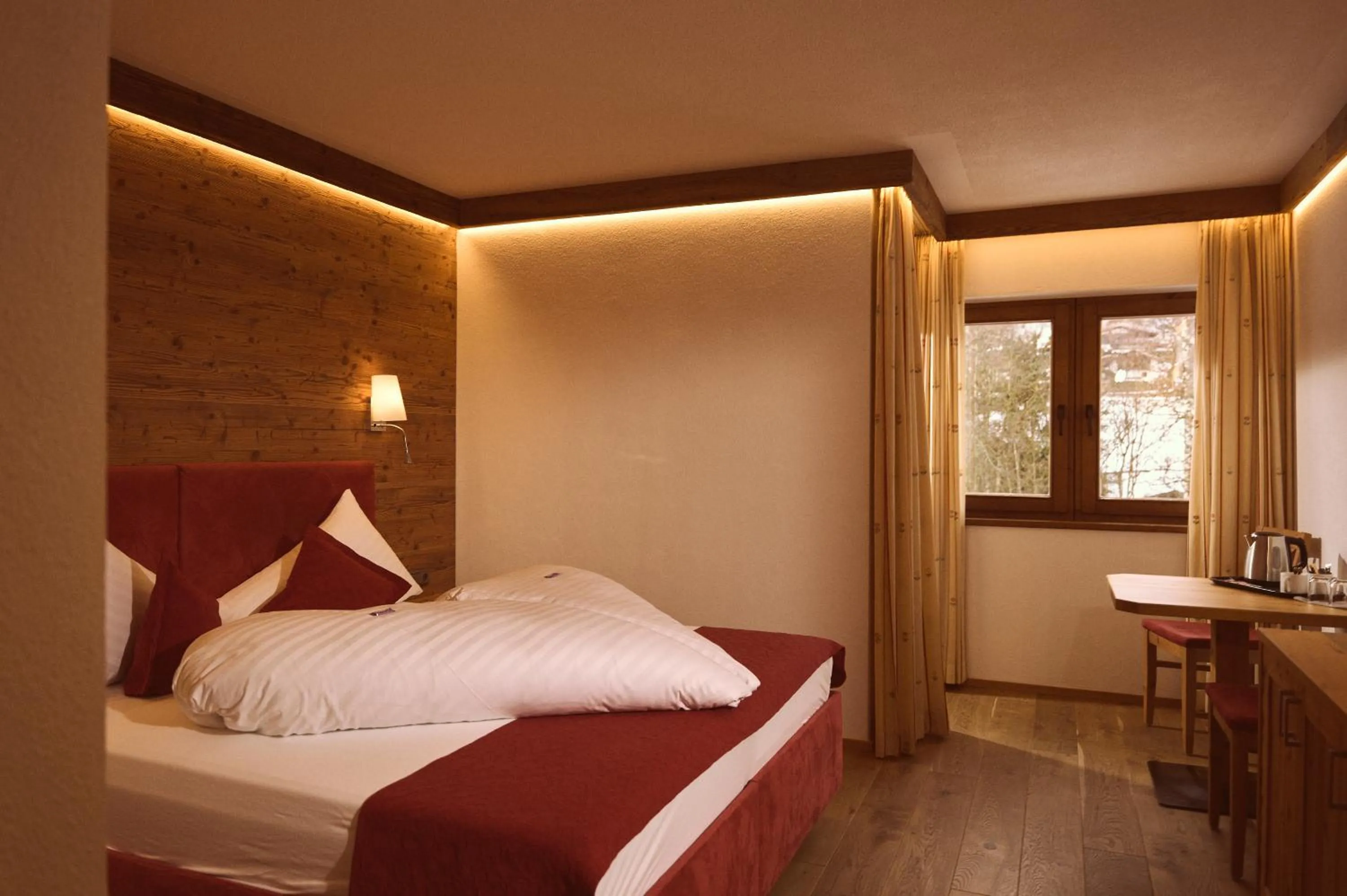 Bed in Hotel Sonnalp