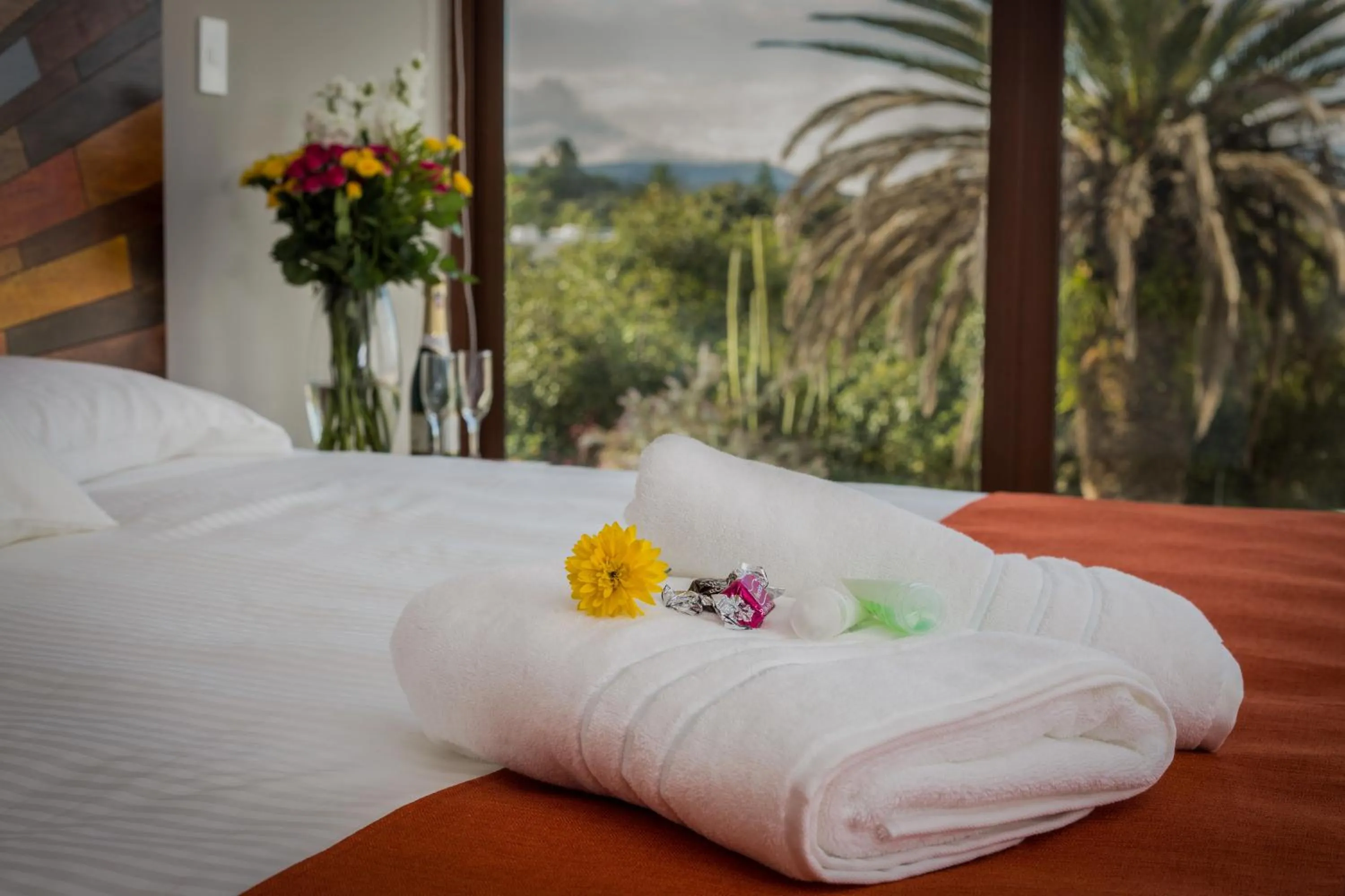 towels, Bed in Ilalo Garden Hotel & Restaurant