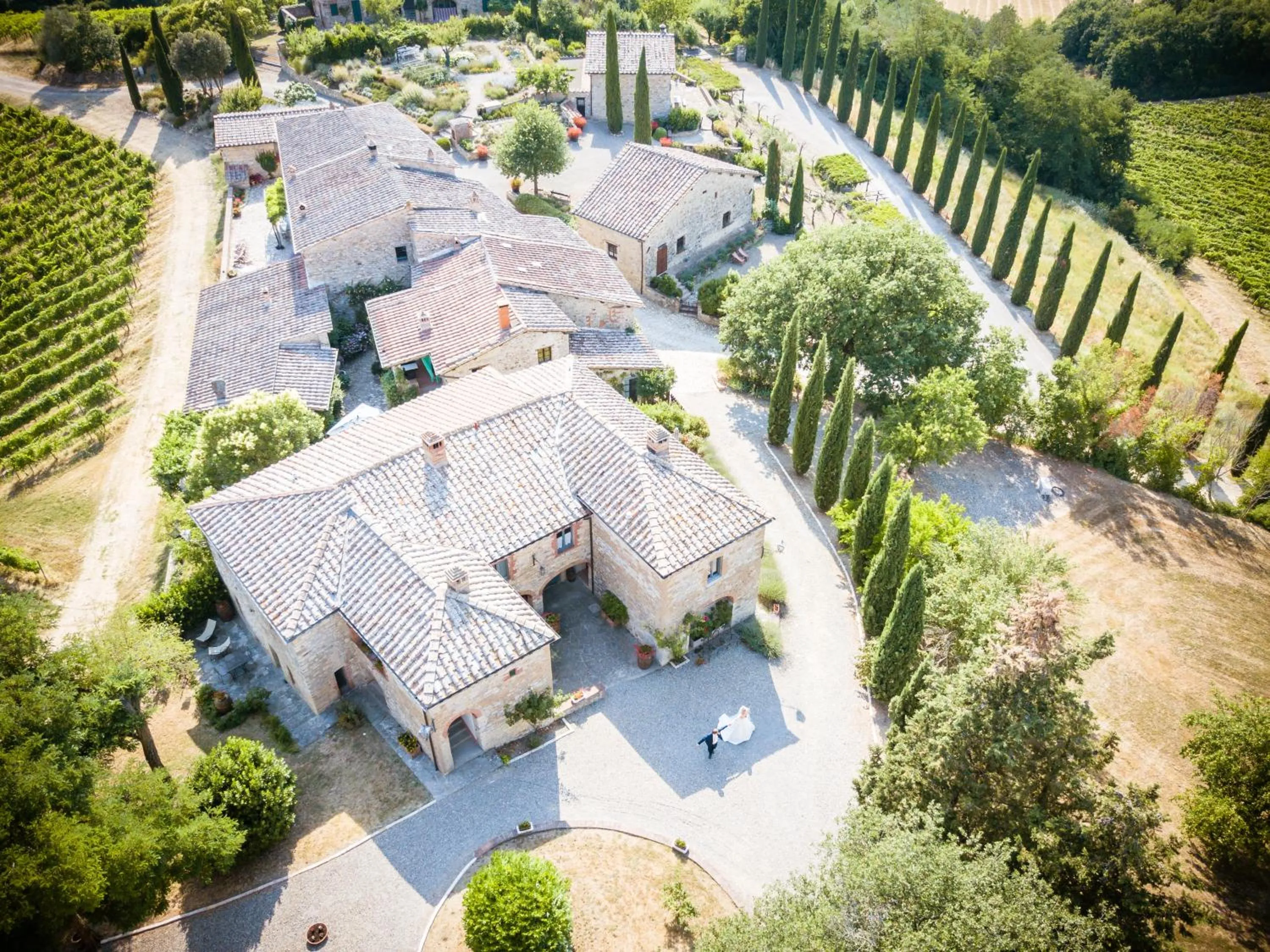 Bird's eye view in Borgo Argenina