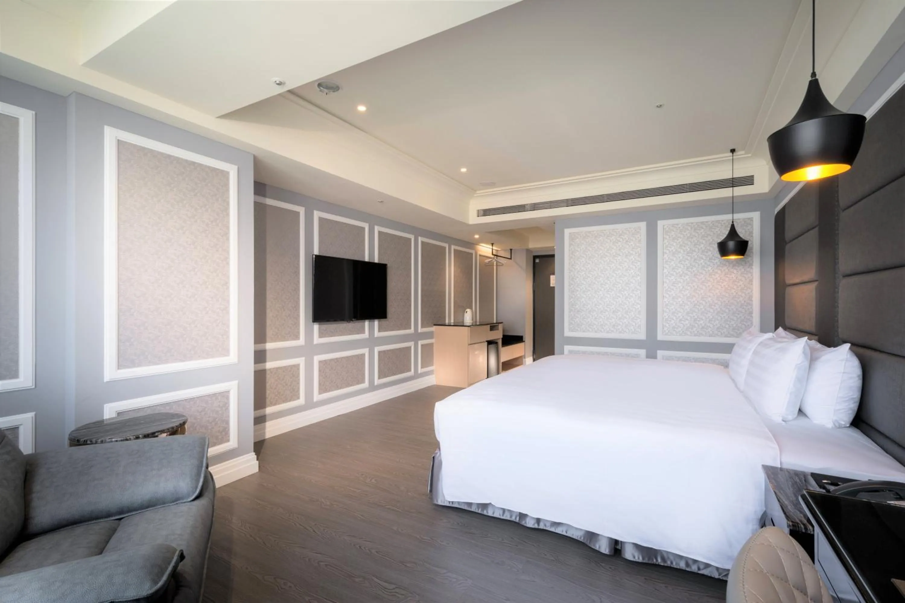 Photo of the whole room, Bed in Sun Hao Hotel Taichung