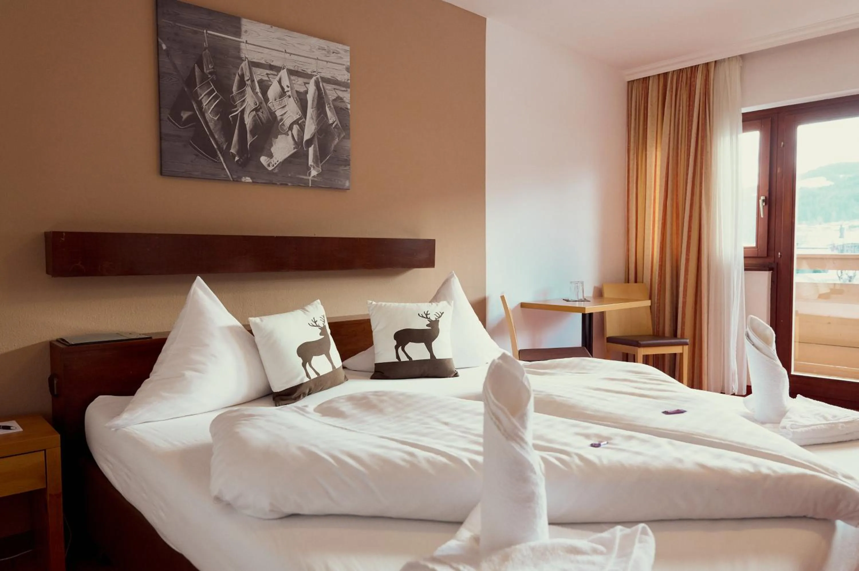 Bed in Parkhotel Kirchberg