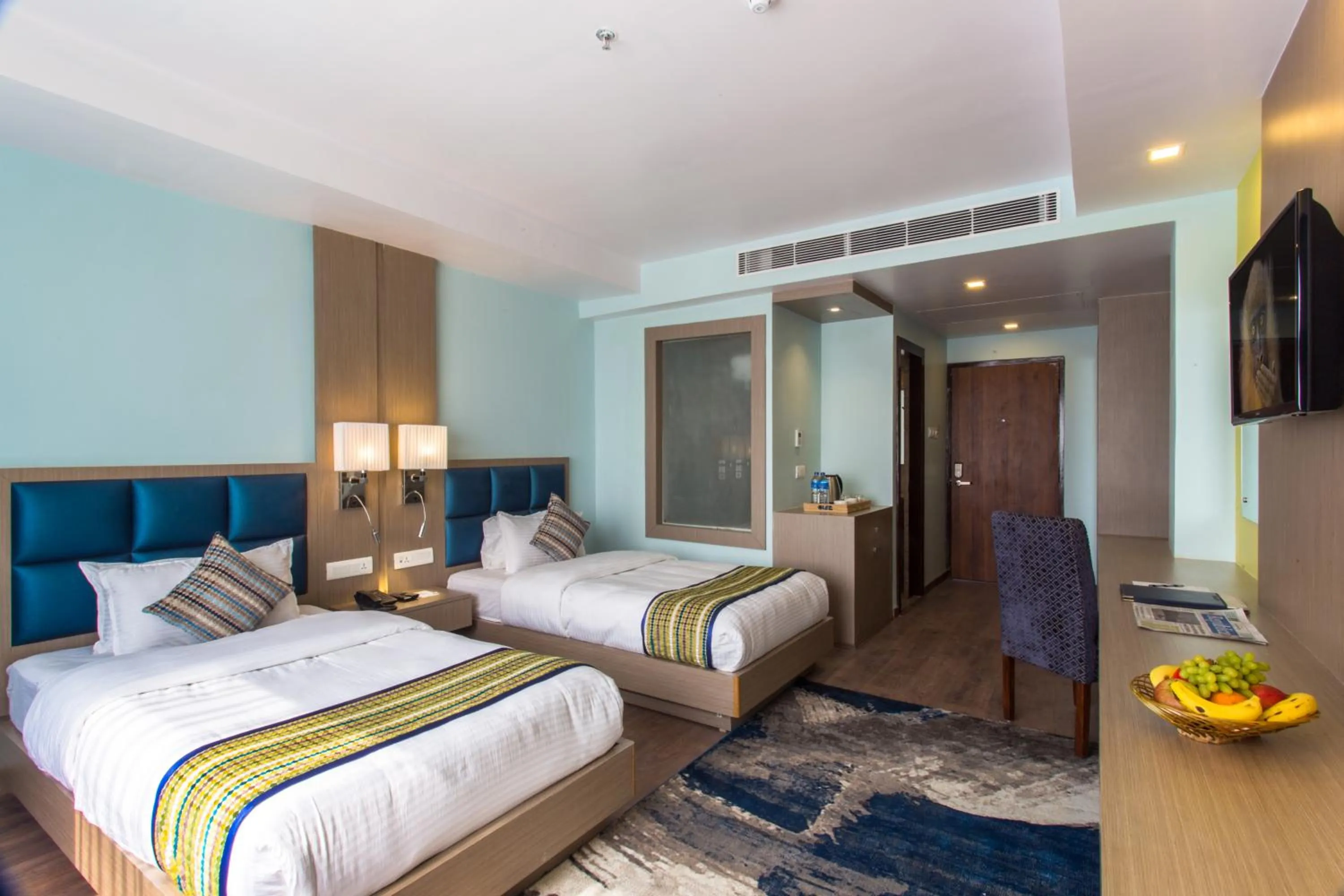 Bedroom, Bed in Hotel Siddhartha, Nepalgunj