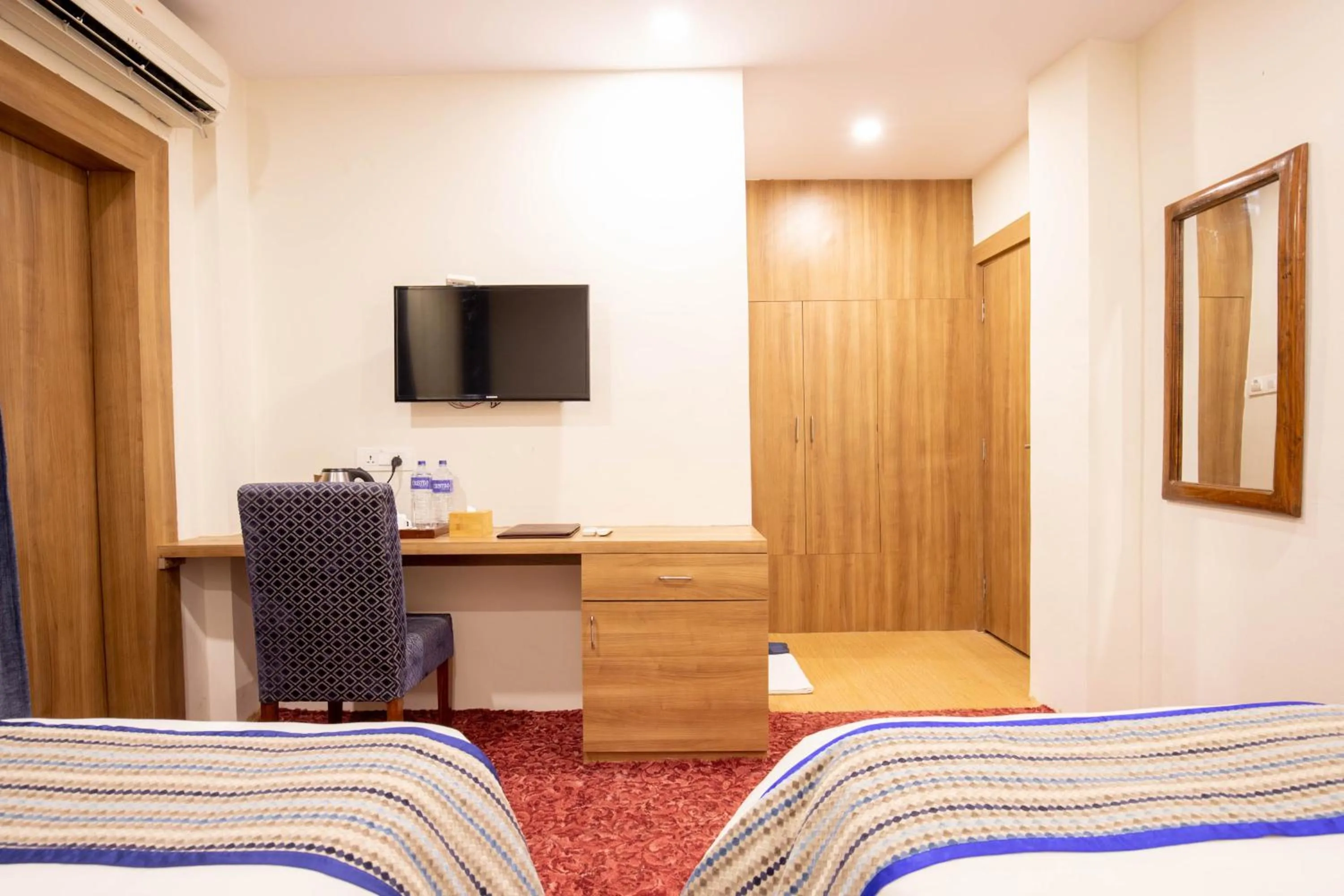 Bed in Hotel Siddhartha, Nepalgunj