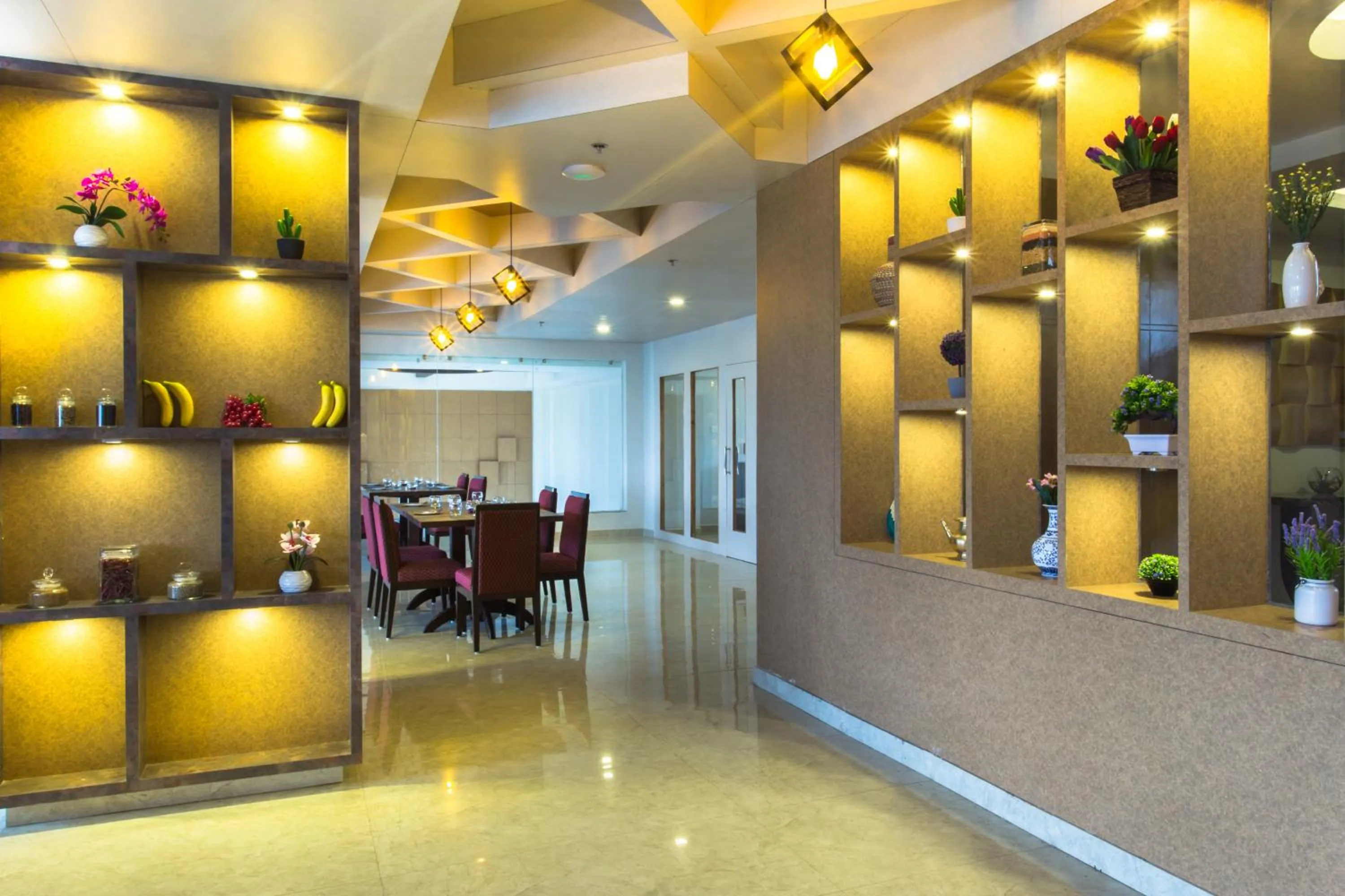 Dining area in Hotel Siddhartha, Nepalgunj