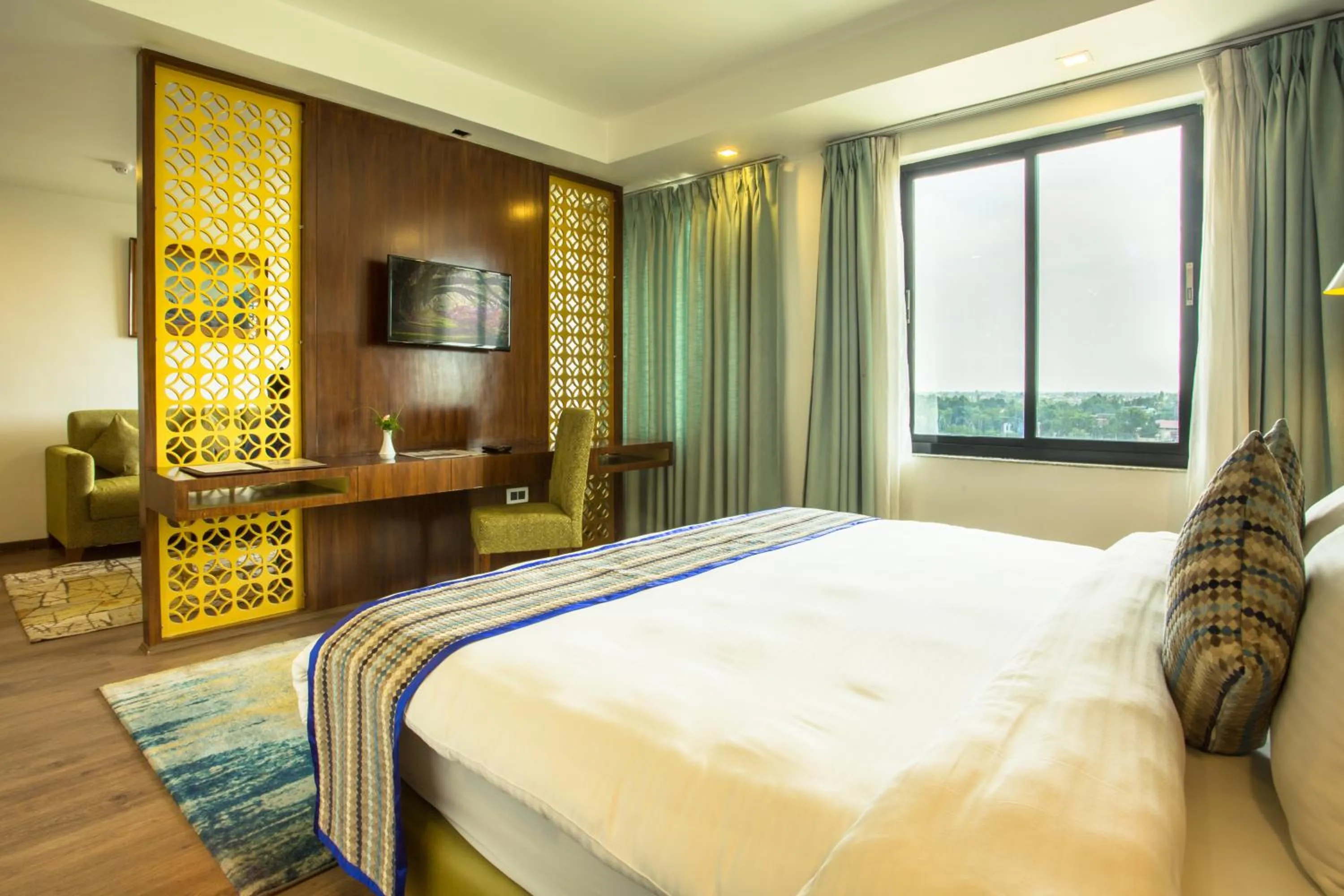 Bedroom, Bed in Hotel Siddhartha, Nepalgunj