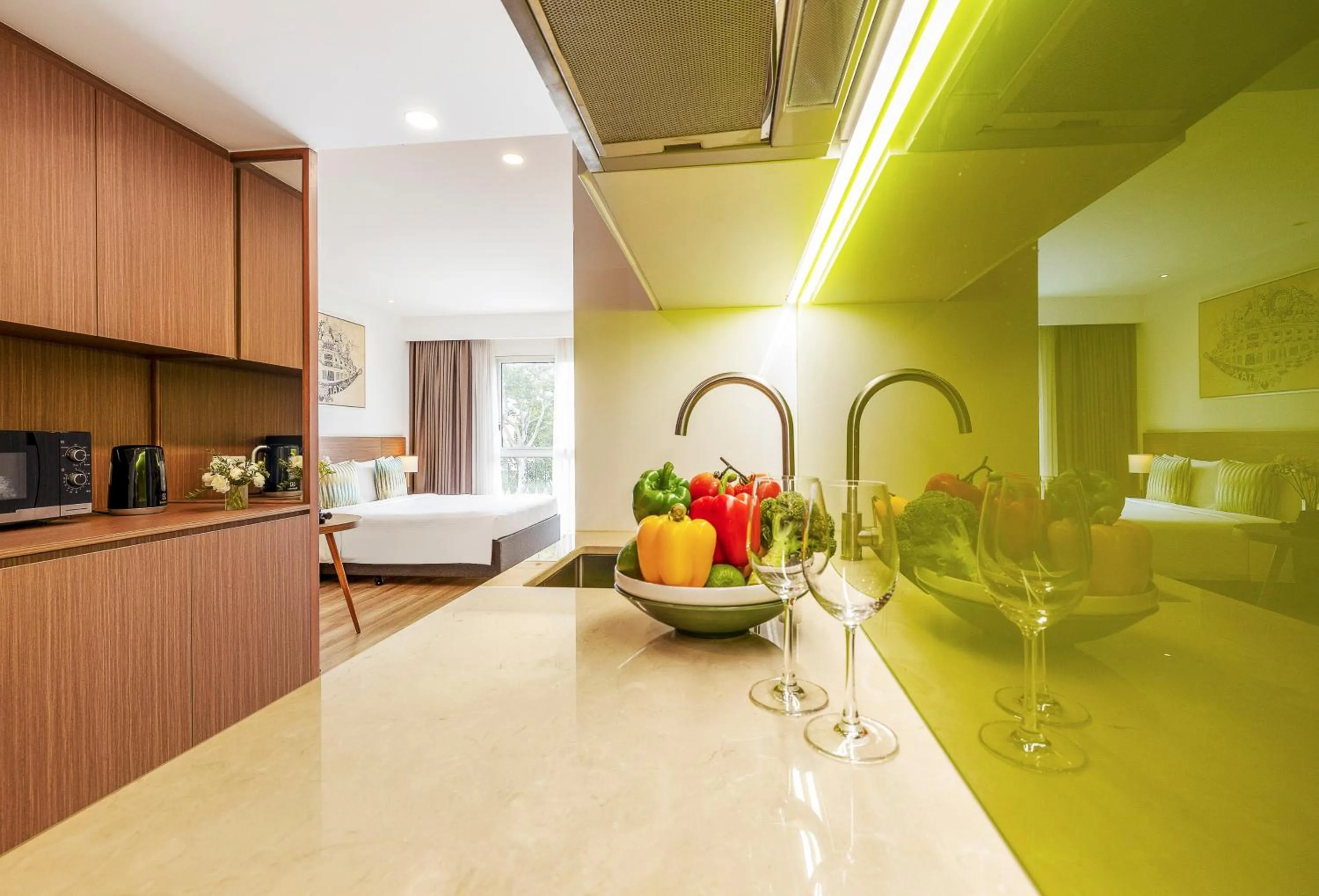 kitchen in T-Ritz Saigon Hotel & Apartment