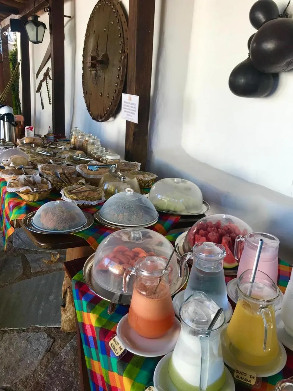 Breakfast in Pousada Pouso do Sô Vigario