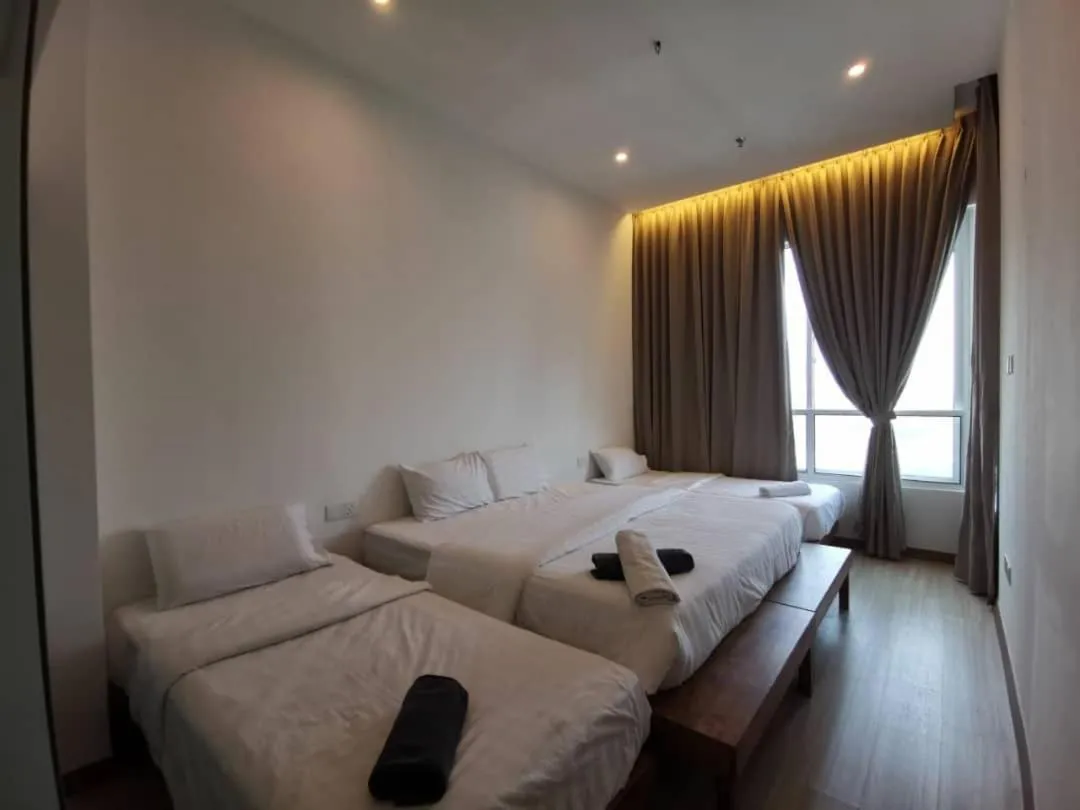 Bed in ExcluSuites Malacca @ The Wave Residence