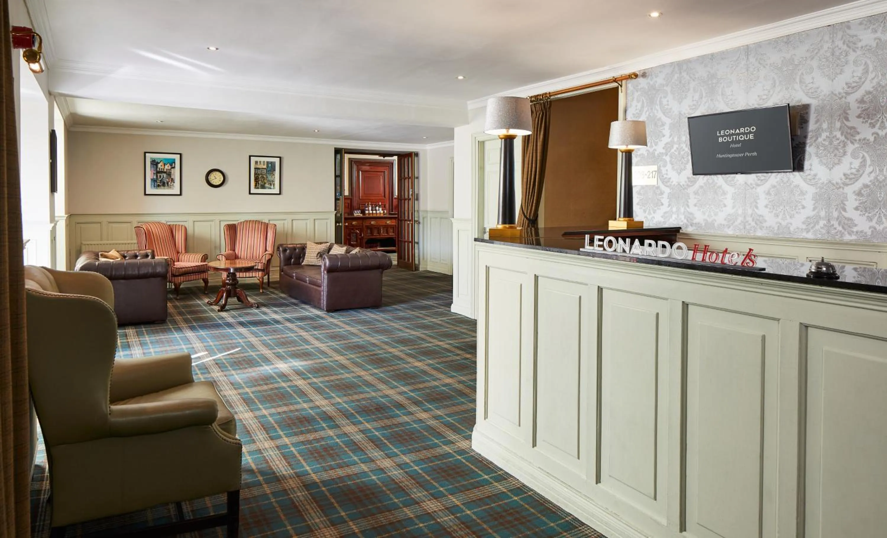 Lobby or reception in Leonardo Boutique Huntingtower Perth