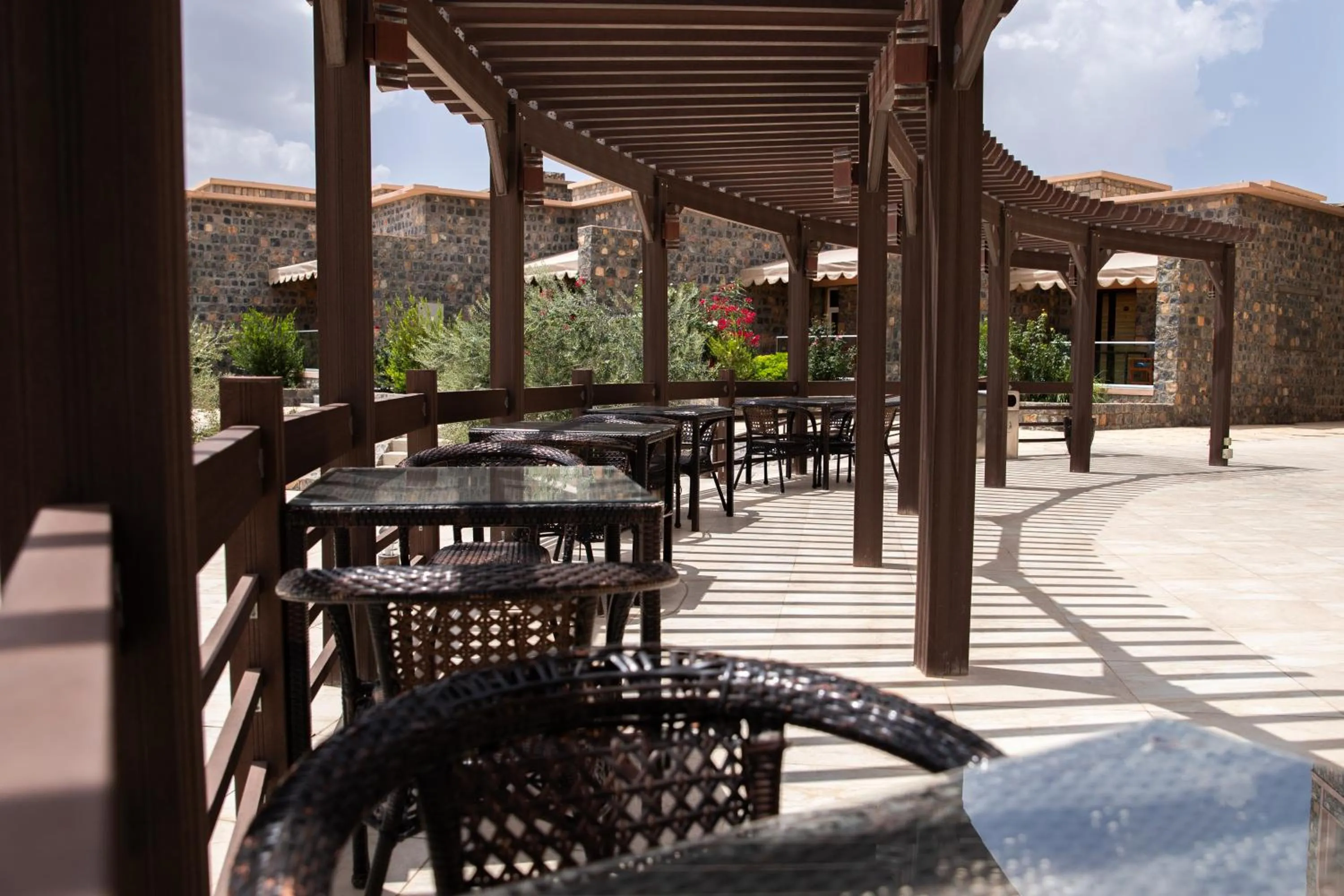 Patio in Sama Hotel Jabal Al Akhdar